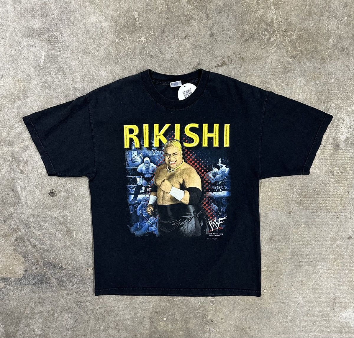 WWF Crazy Y2K WWF Rikishi Put Your Back Into It Wrestling Shirt Size US XL / EU 56 / 4 - 1 Thumbnail