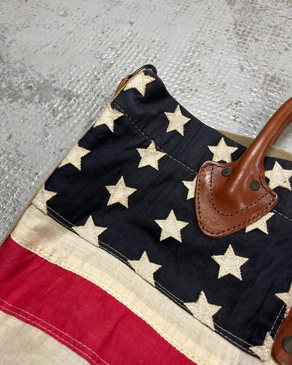 Polo Ralph Lauren Ralph Lauren Denim & Supply vintage USA Flag Khaki Tote Bag Size ONE SIZE - 6 Thumbnail
