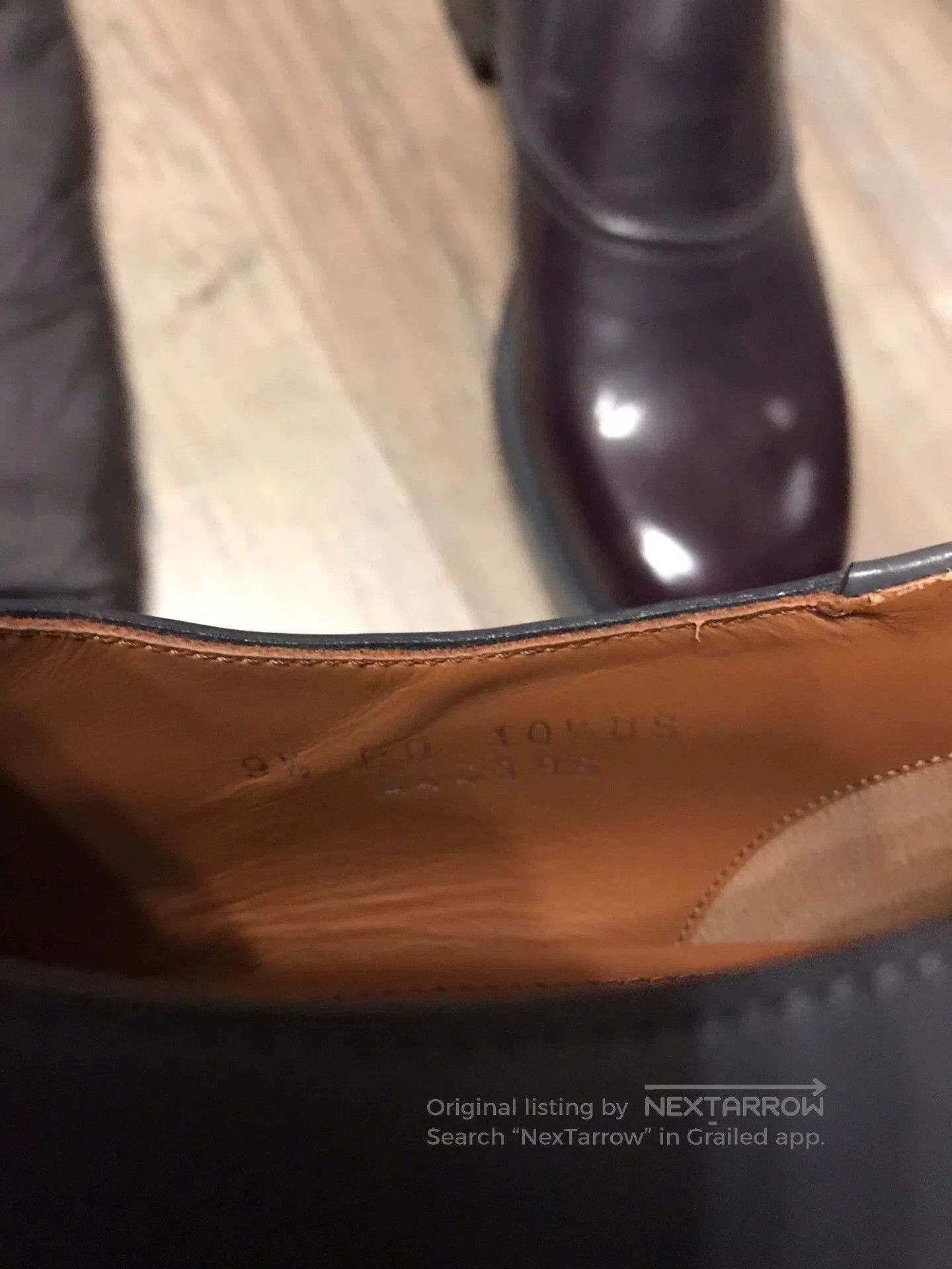 Ermenegildo Zegna Red Leather Slip-On Shoes Size 10.5. Size US 10.5 / EU 43-44 - 6 Thumbnail