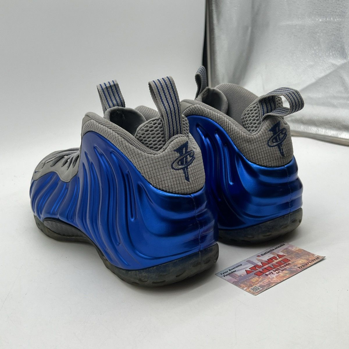 Nike Air Foamposite one sport blue Size US 13 / EU 46 - 4 Thumbnail
