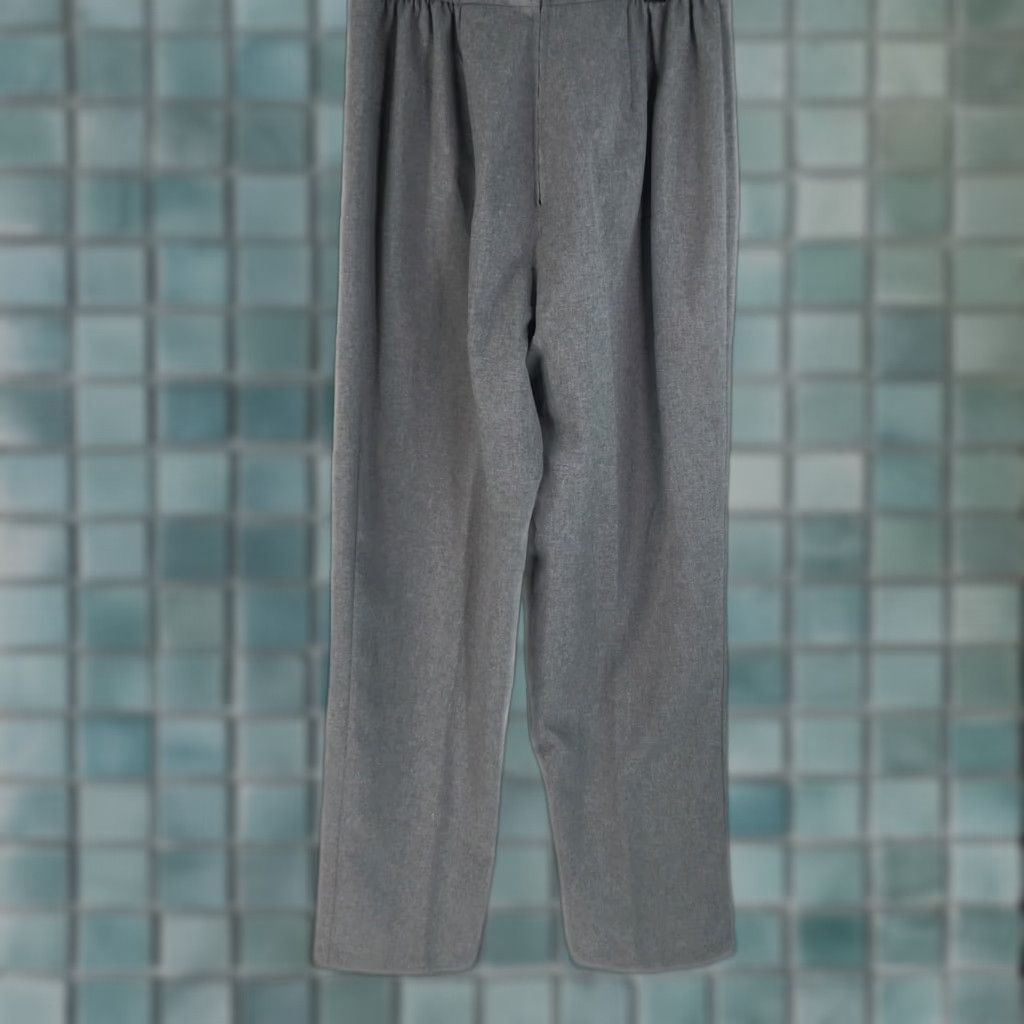 Vintage VINTAGE Womens Dress Pants Gray Back Zip 10P Petite Regular Fit Tailored Casual Women’s Pants Size 28" / US 6 / IT 42 - 1 Thumbnail