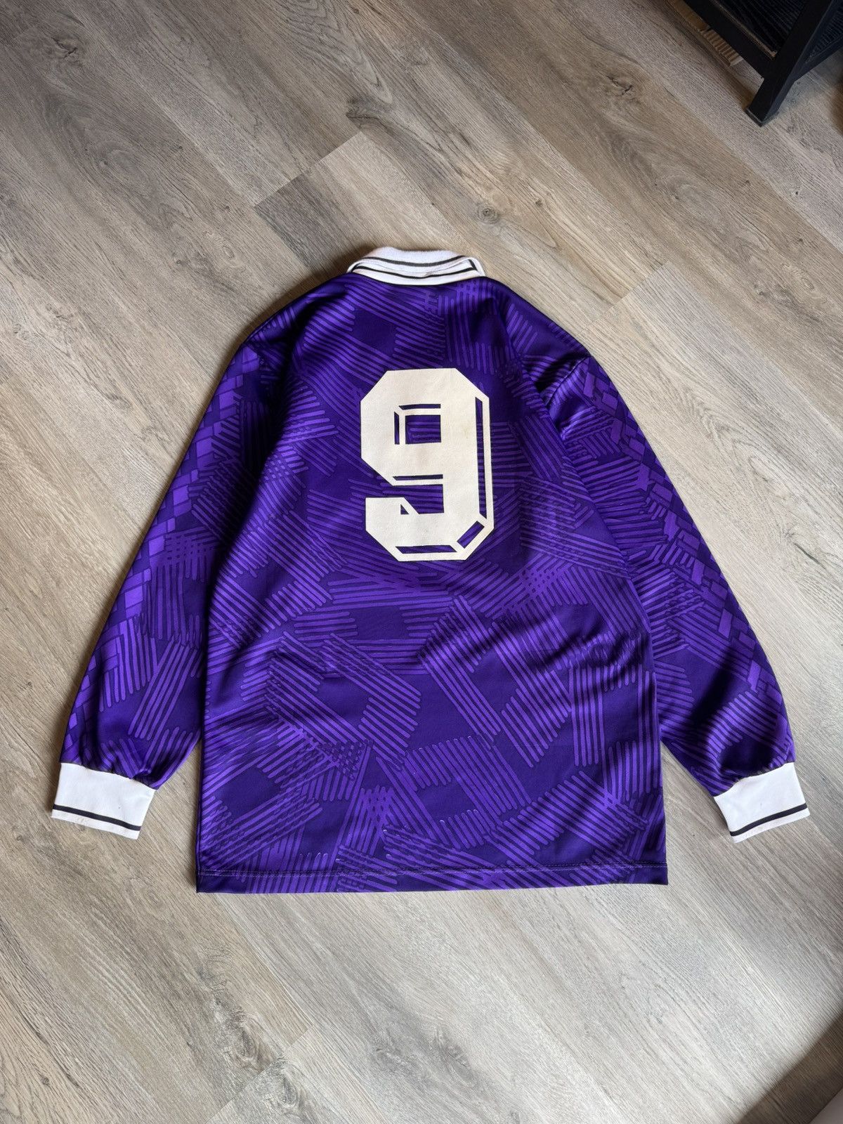 Lotto Sport FIORENTINA 1991-1992 HOME SOCCER LONGSLEVE JERSEY BY LOTTO Size US M / EU 48-50 / 2 - 5 Thumbnail
