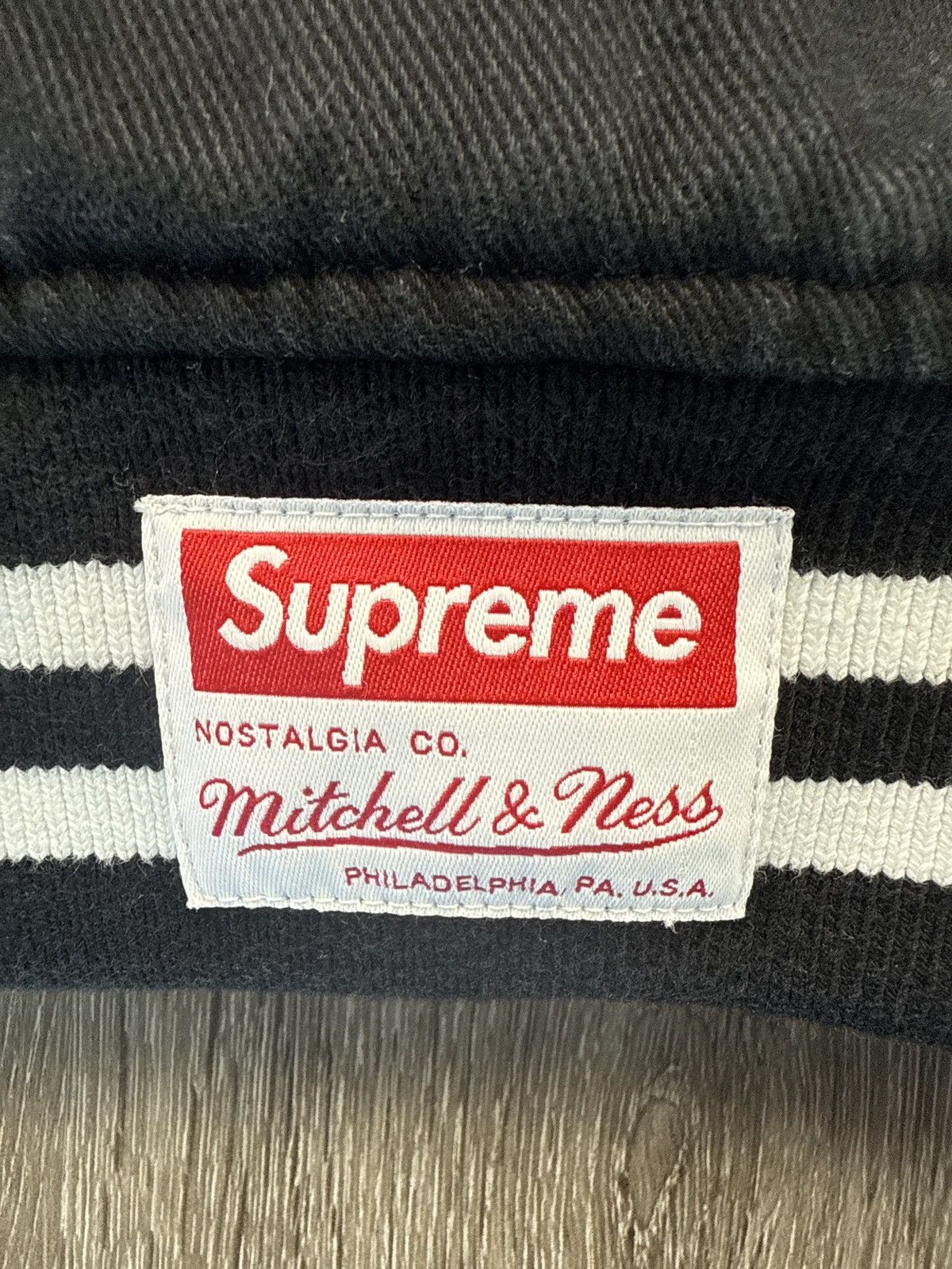 Supreme Supreme Mitchell & Ness “Doughboy” Varsity Jacket (X-Large) Size US XL / EU 56 / 4 - 4 Thumbnail