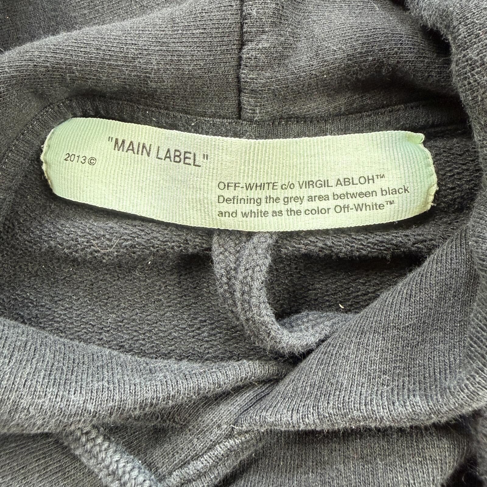 Off-White Off-White c/o Virgil Abloh Black Impressionism Arrows Hoodie Size US M / EU 48-50 / 2 - 4 Thumbnail