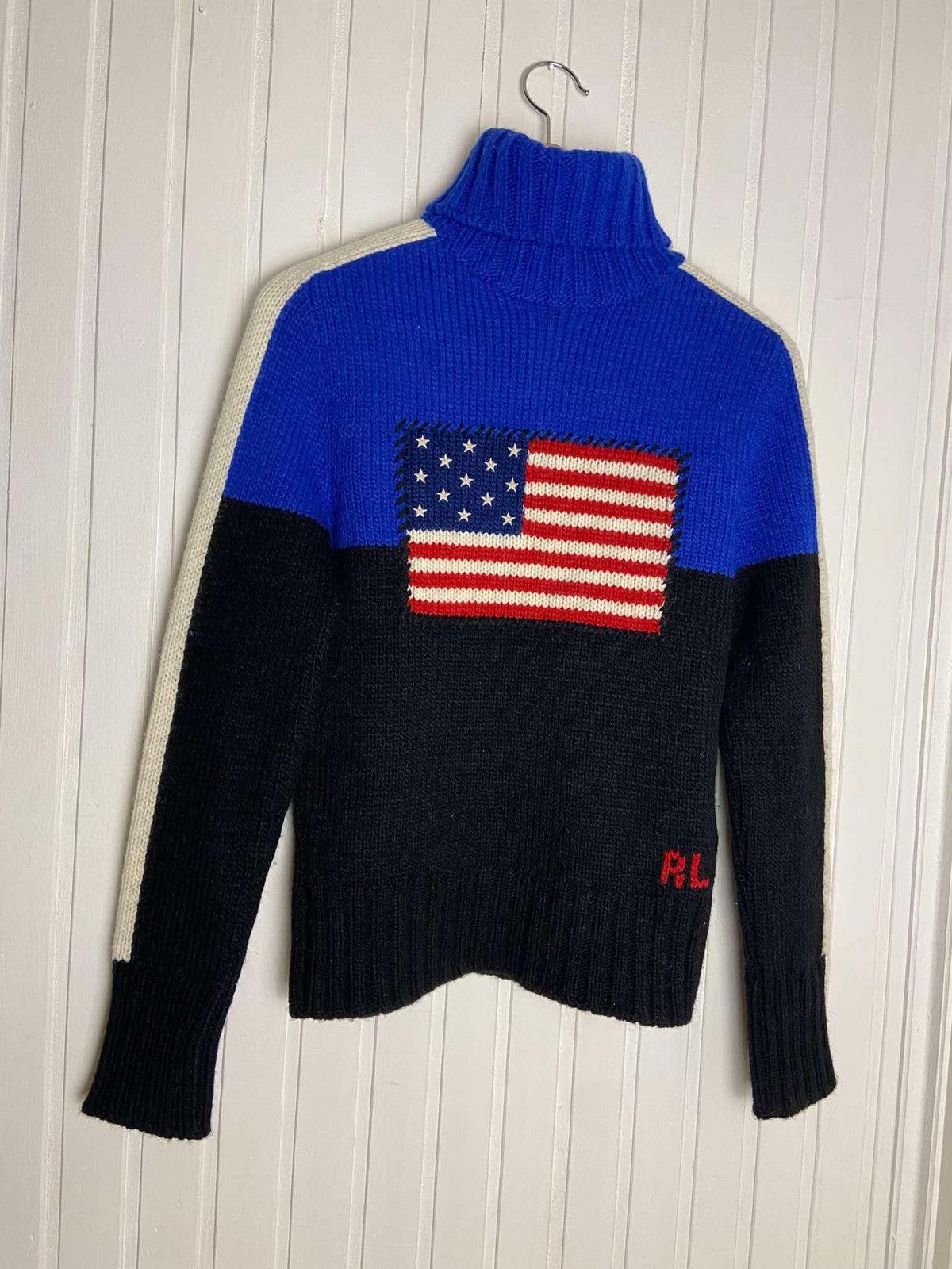 Polo Ralph Lauren Polo Ralph Lauren American Flag Sweater Hand Knit size S Size S / US 4 / IT 40 - 1 Thumbnail