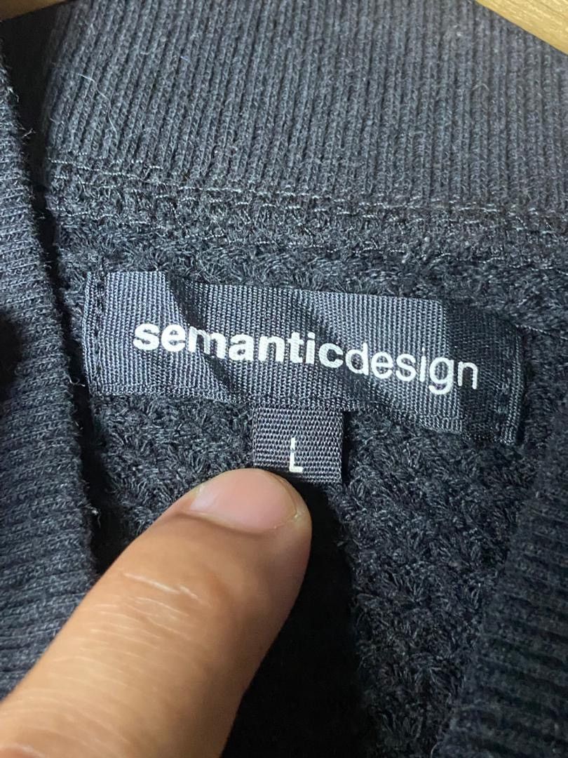 semanticdesign Semantic Design Full Zip Waffle Jacket (163) Size US L / EU 52-54 / 3 - 6 Thumbnail