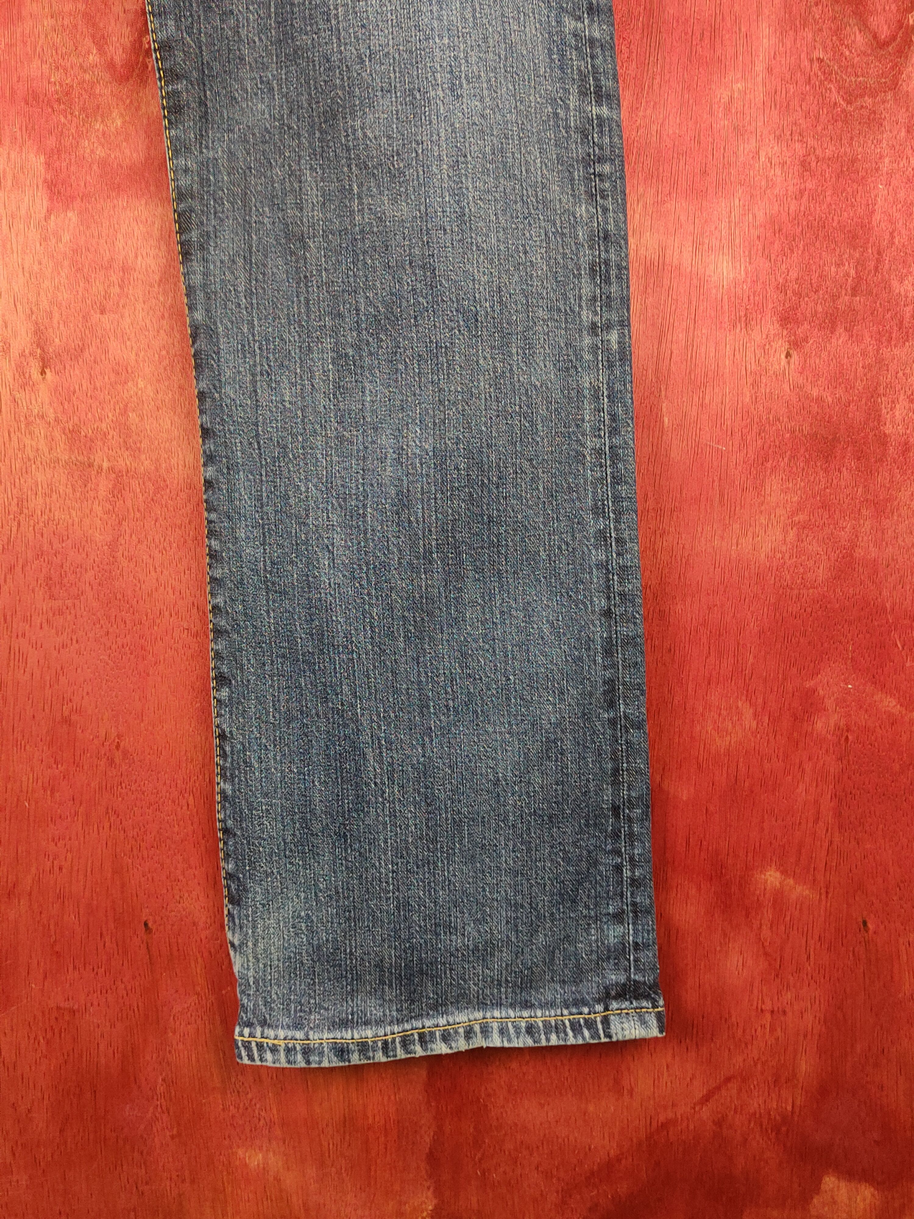 Edwin Edwin blue trip Dark Blue Distressed denim Jeans #S2205 Size US 34 / EU 50 - 7 Thumbnail