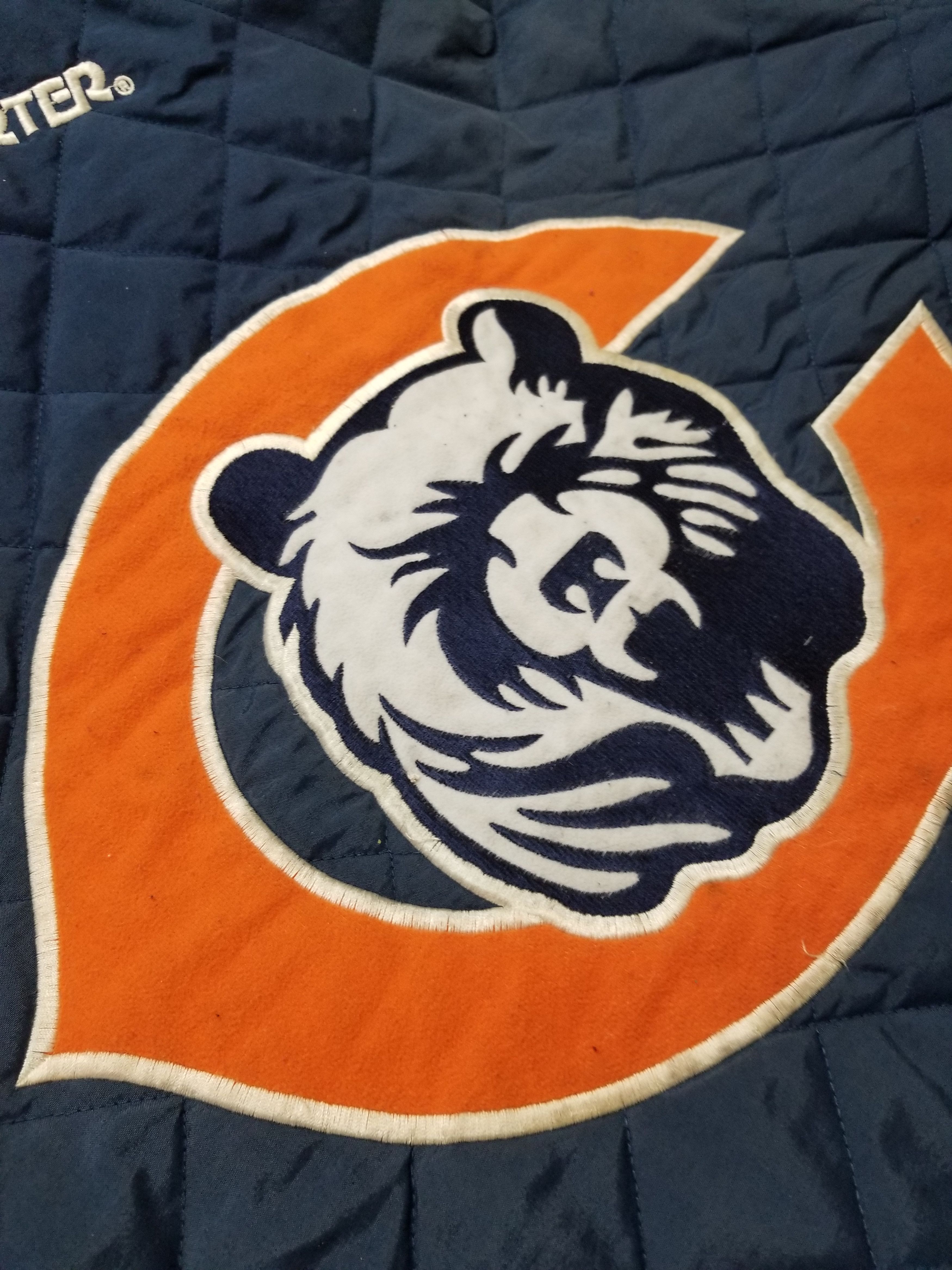 Starter Vintage Starter NFL Chicago Bears Parka Long Jacket Defects Size US L / EU 52-54 / 3 - 23 Thumbnail