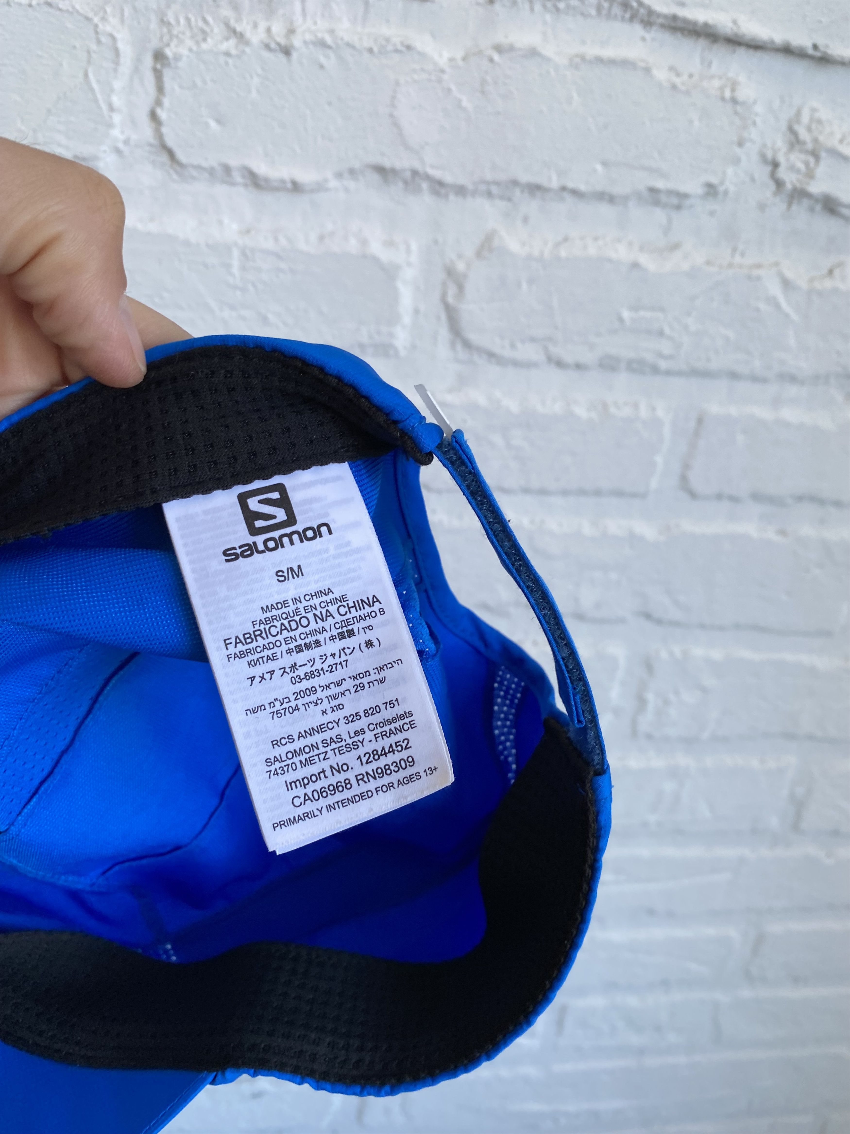 Salomon Salomon blue nylon cap Size ONE SIZE - 5 Thumbnail