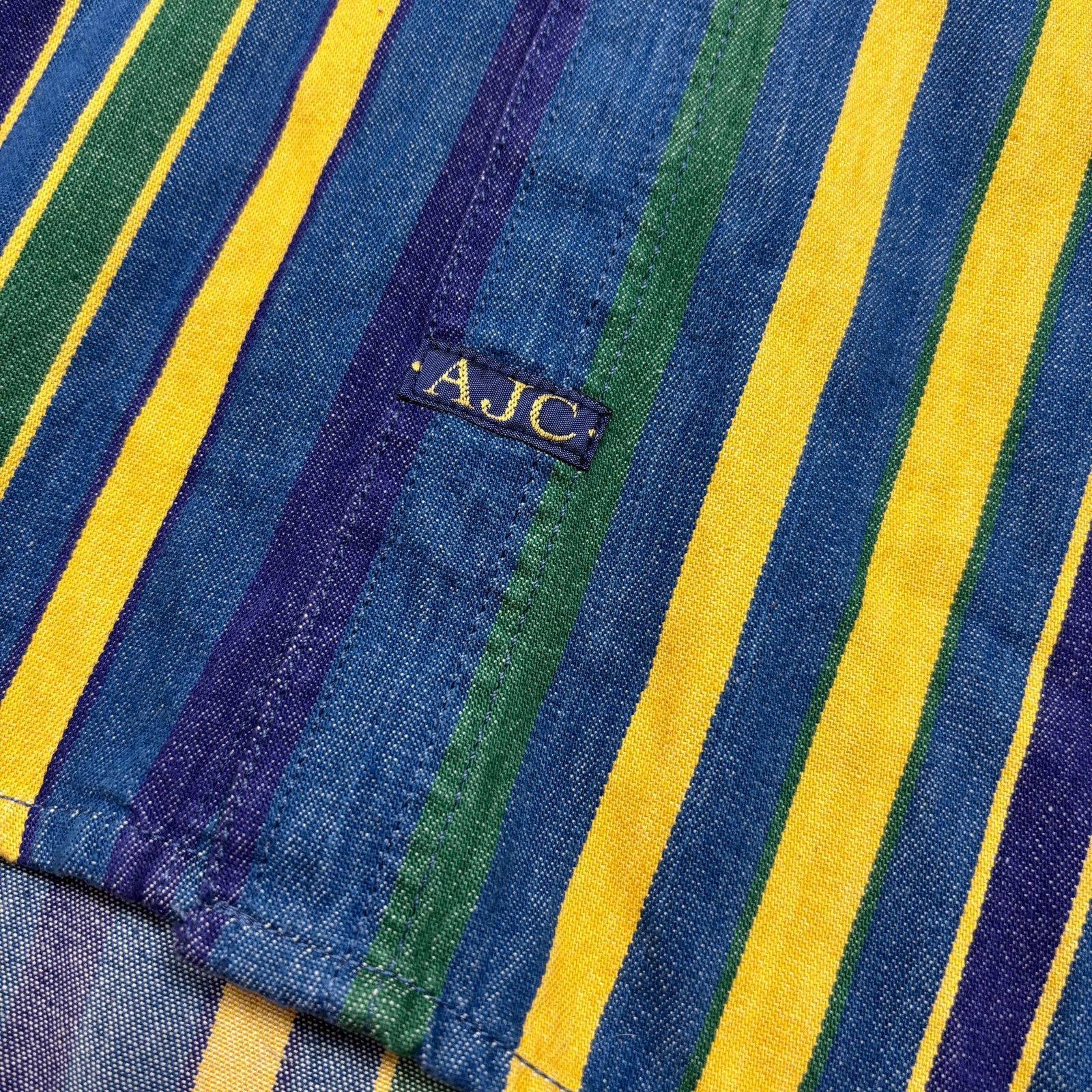 Arizona Jean Co. VTG 90s Arizona Jean Co Striped Button Up Shirt Med Western Size US M / EU 48-50 / 2 - 7 Thumbnail