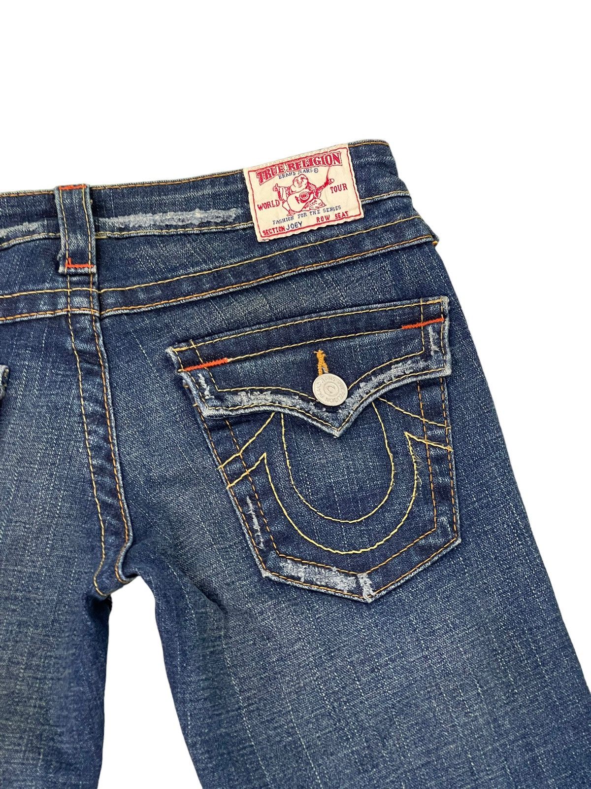 True Religion Flare Jeans Skinny True Religion Stretch Distress Denim 6🟦3 Size US 28 / EU 44 - 19 Thumbnail