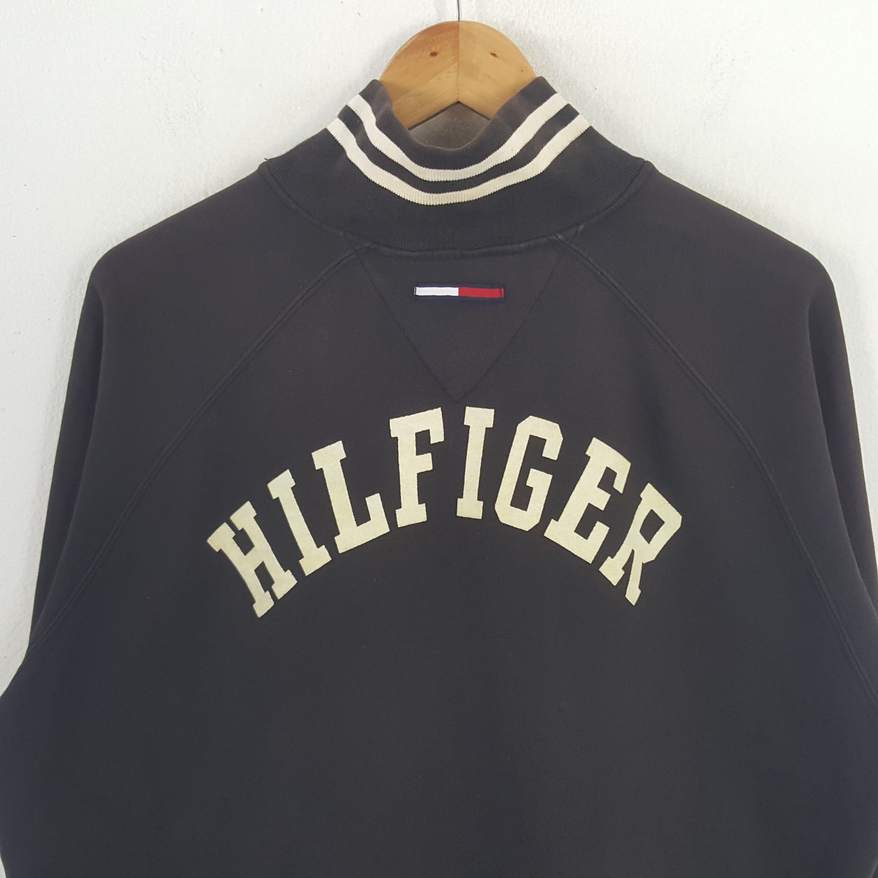 Tommy Jeans × Vintage Vintage Tommy Hilfiger American Style Sweater Jacket Size US XL / EU 56 / 4 - 2 Thumbnail