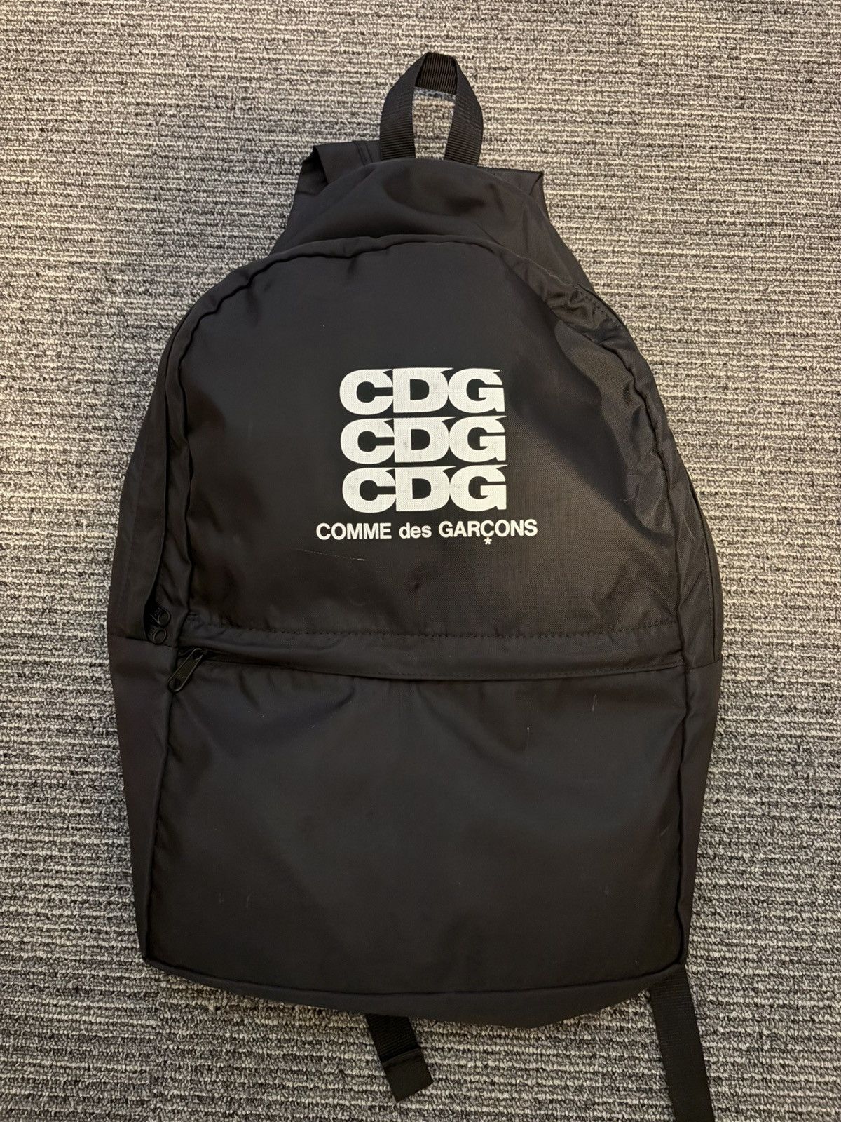 Comme des Garcons Black CDG Logo Backpack NWT | Grailed