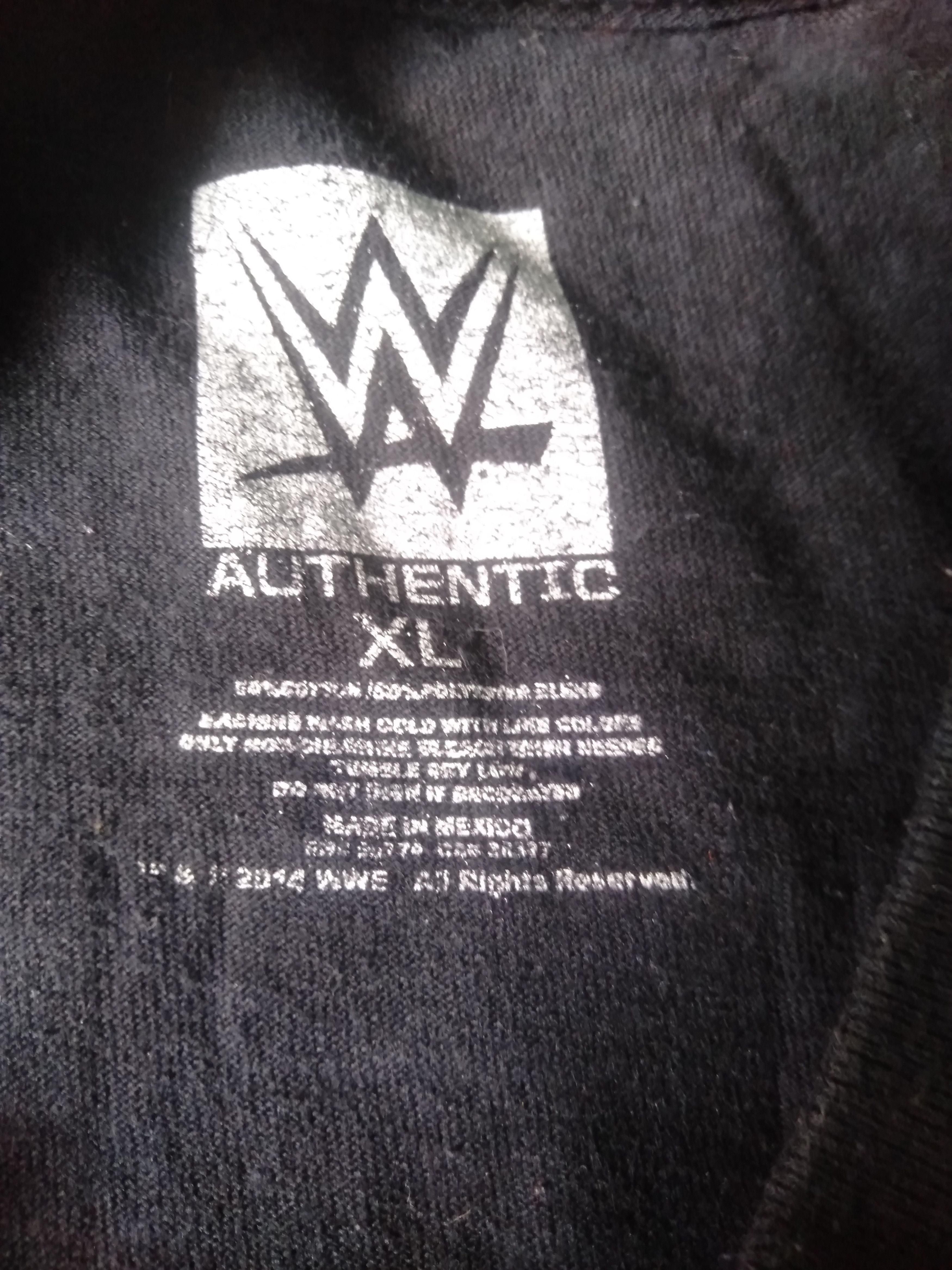 Vintage WWE Shirt Men Black Rusev Crush Wrestling Short Sleeve Size US XL / EU 56 / 4 - 6 Thumbnail
