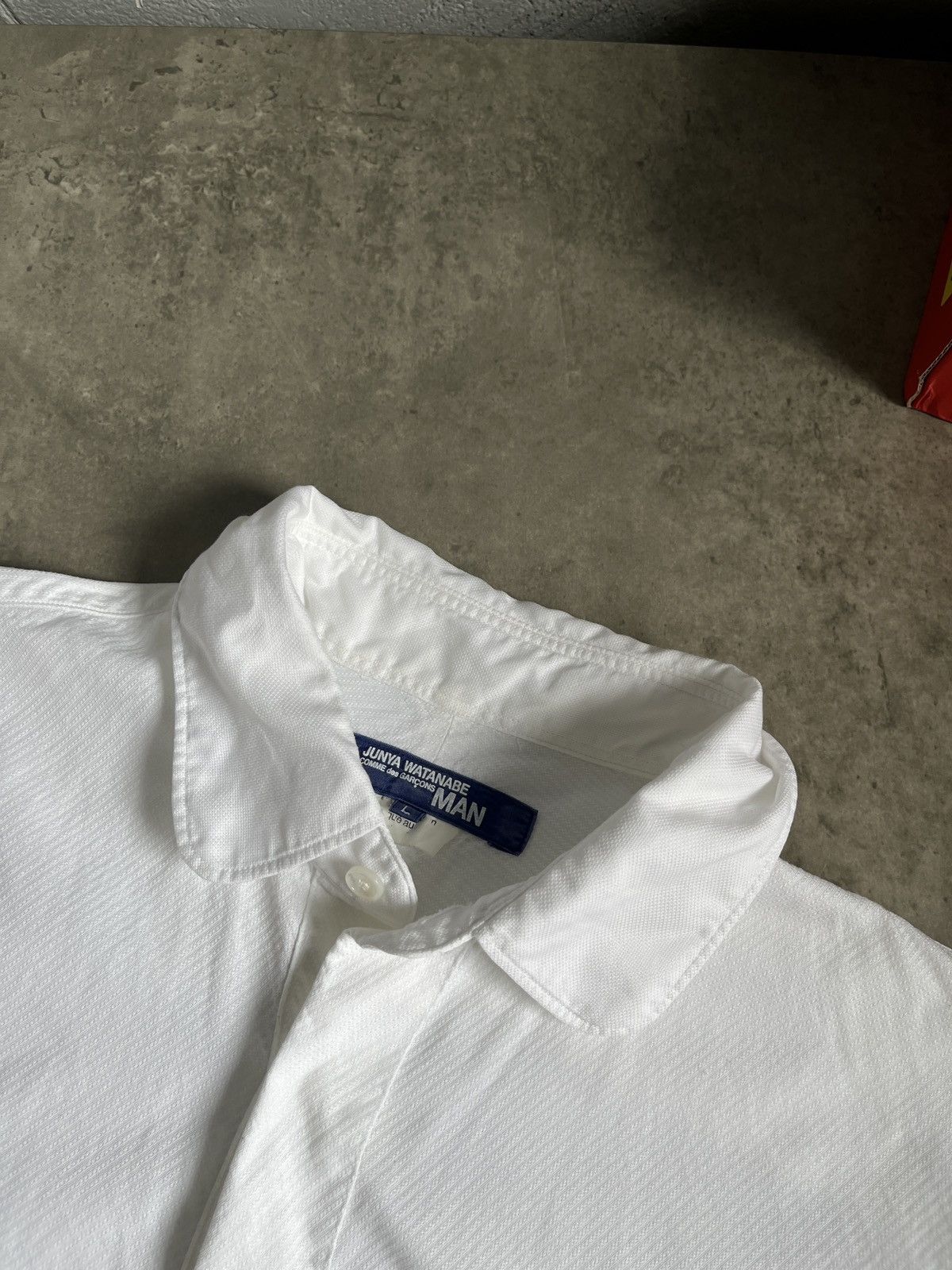 Junya Watanabe Junya Watanabe Comme des Garcons MAN White Oxford Shirt Size US L / EU 52-54 / 3 - 15 Thumbnail