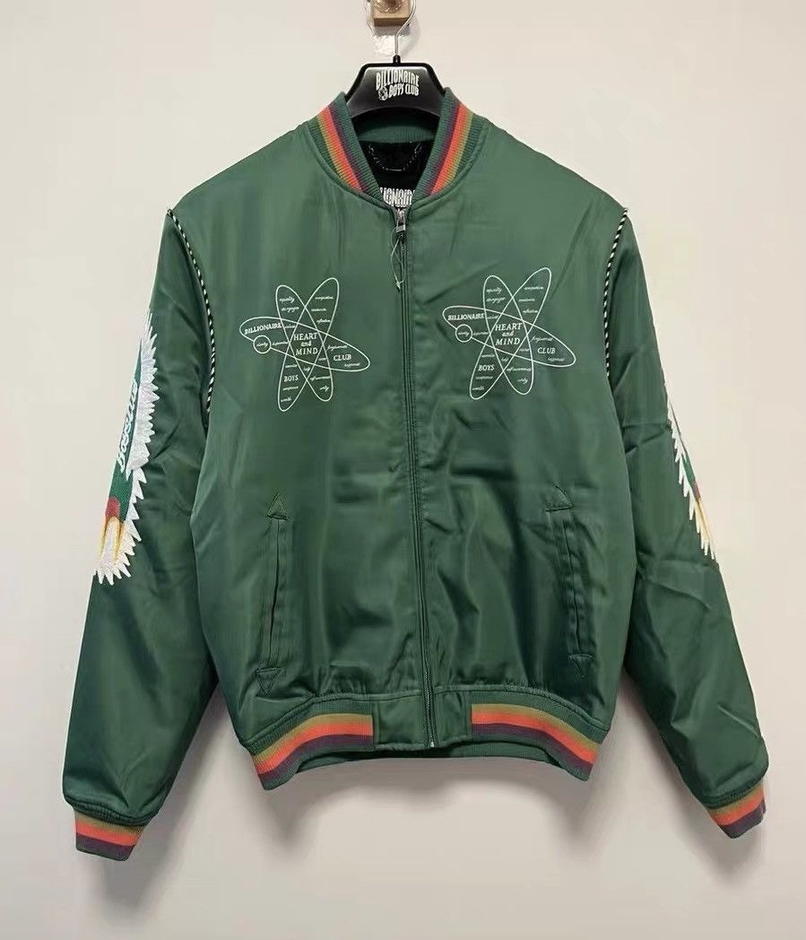Billionaire Boys Club Billionaire Boys Club silk-textured baseball cotton jacket Size US L / EU 52-54 / 3 - 4 Thumbnail