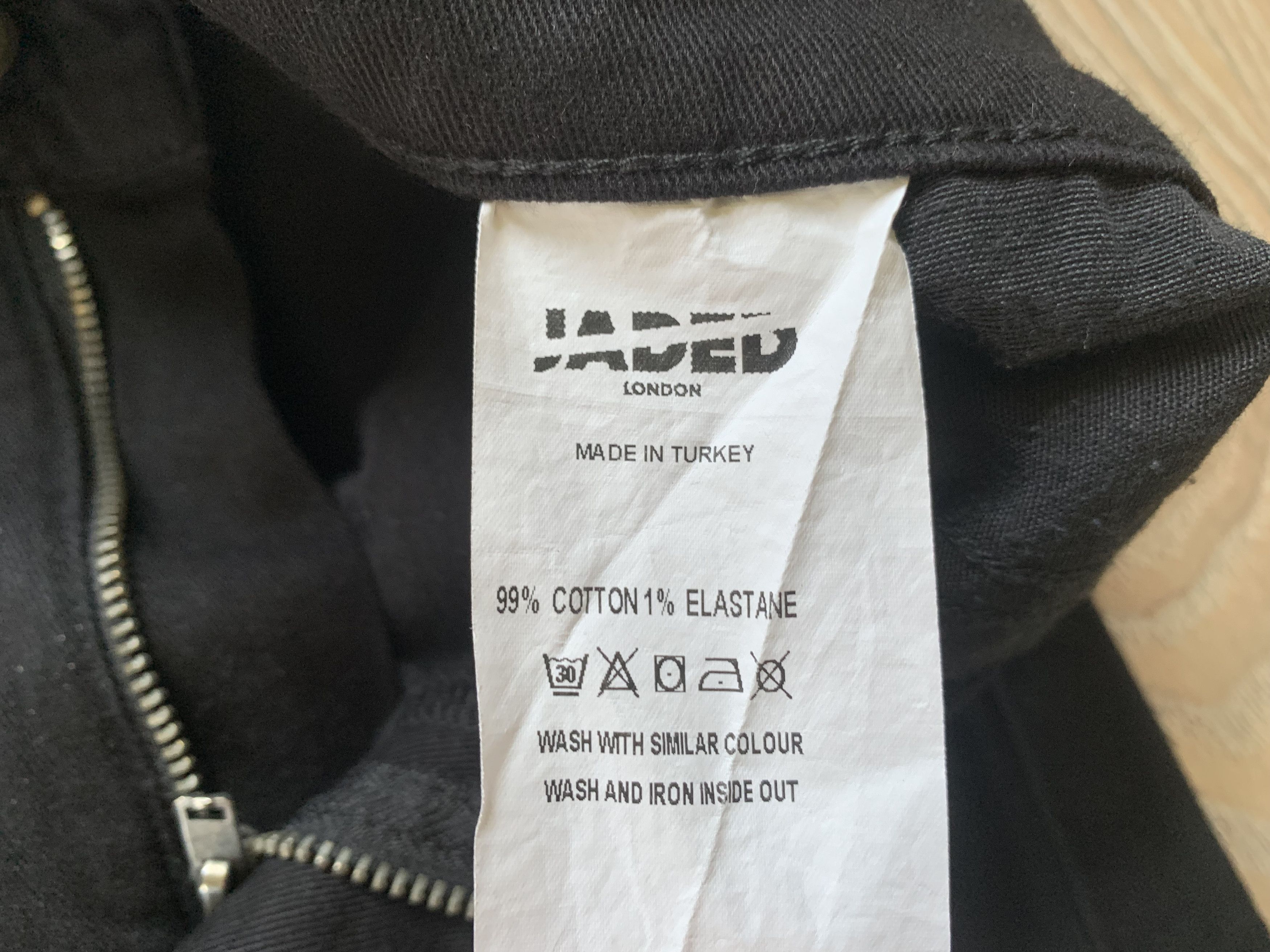 Jaded London Jaded London Super Skinny Fit Distressed Black Jeans Size US 34 / EU 50 - 9 Thumbnail