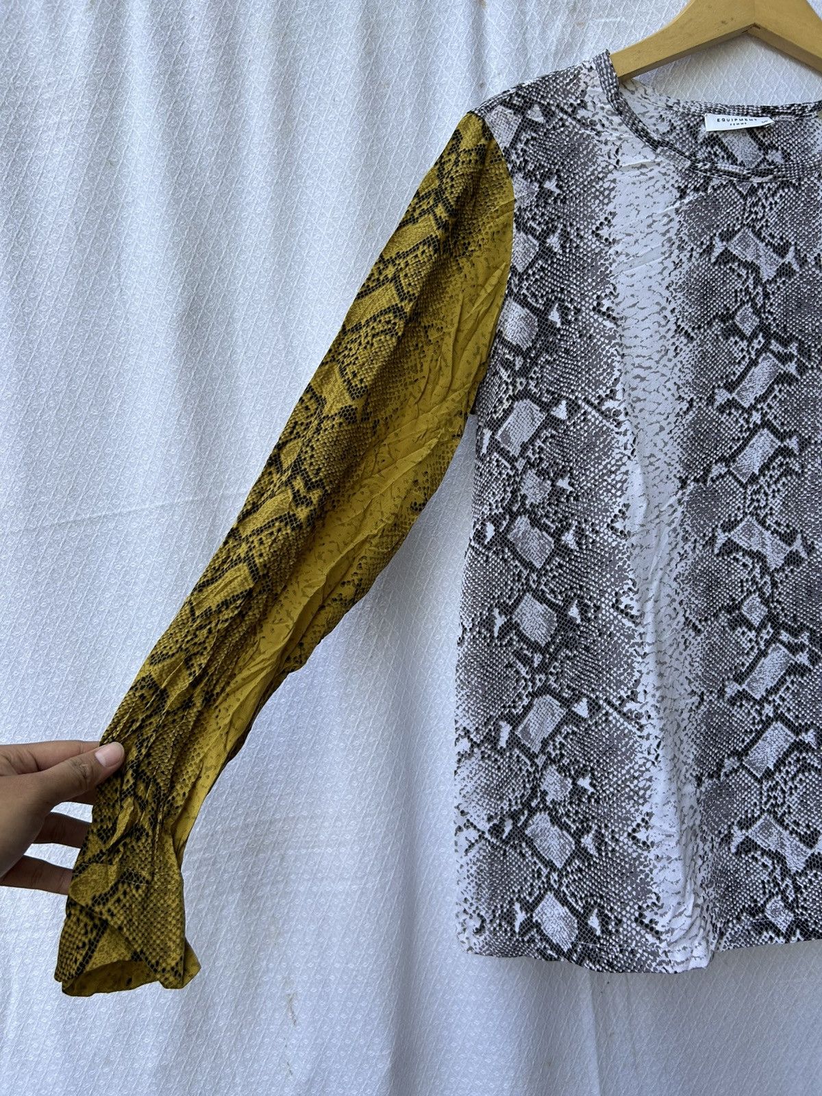 Japanese Brand Equipment femme snekskin archive longsleeve Size US M / EU 48-50 / 2 - 3 Thumbnail