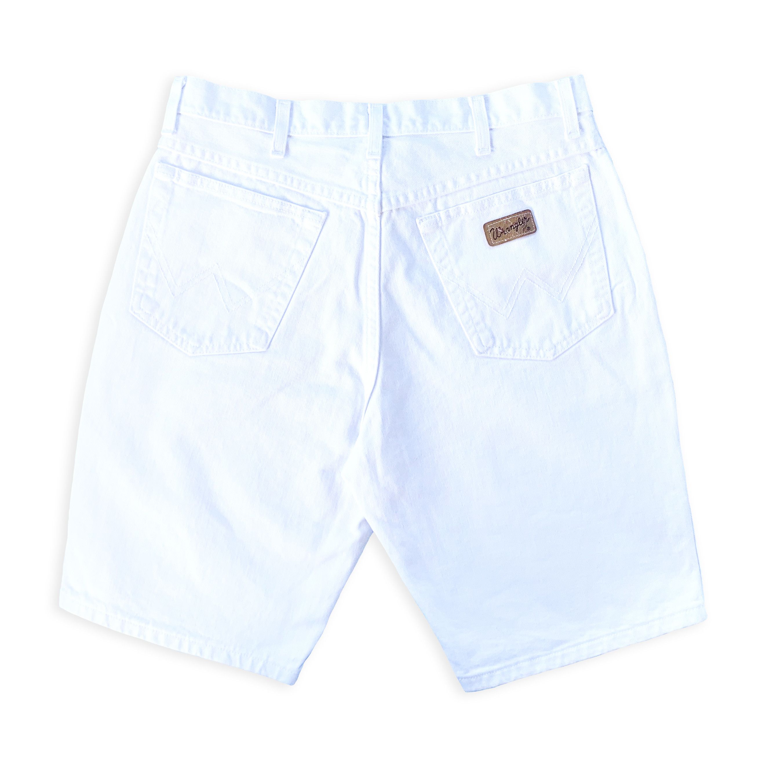 Vintage Vintage 90s WRANGLER shorts Denim Jeans Pants White Y2K / 33 Size US 33 - 3 Thumbnail