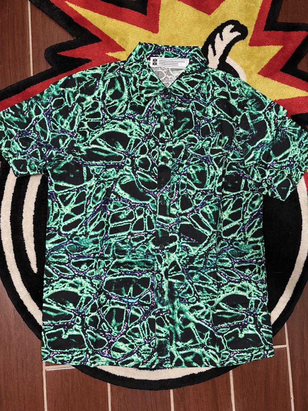 Other HEEM GREEN PRINT SHIRT Size US L / EU 52-54 / 3 - 1 Thumbnail