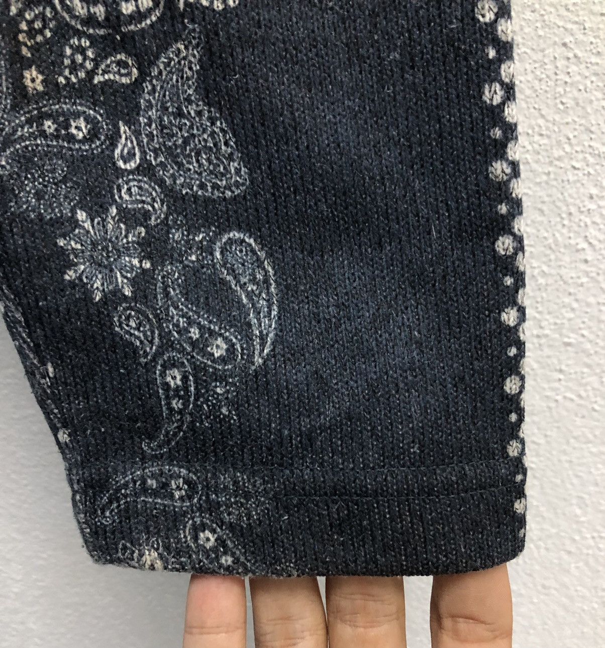 Beams Japan B:MING by BEAMS Navy Bandana Patchwork Chore Jacket Size US S / EU 44-46 / 1 - 7 Thumbnail