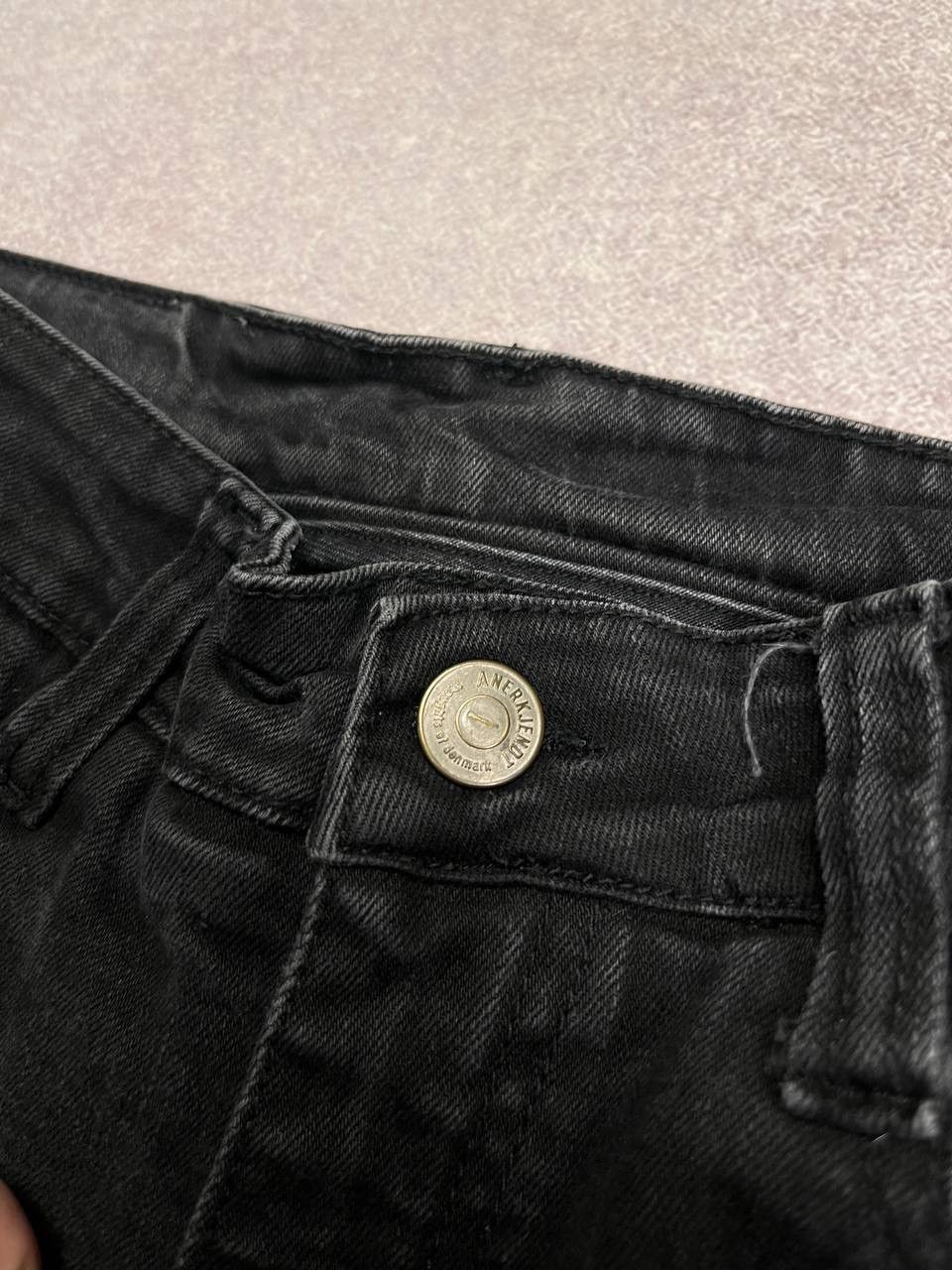Anerkjendt × Japanese Brand × Vintage Vintage Anerkjendt Black Denim Pants Y2K 32 Size US 32 / EU 48 - 4 Thumbnail
