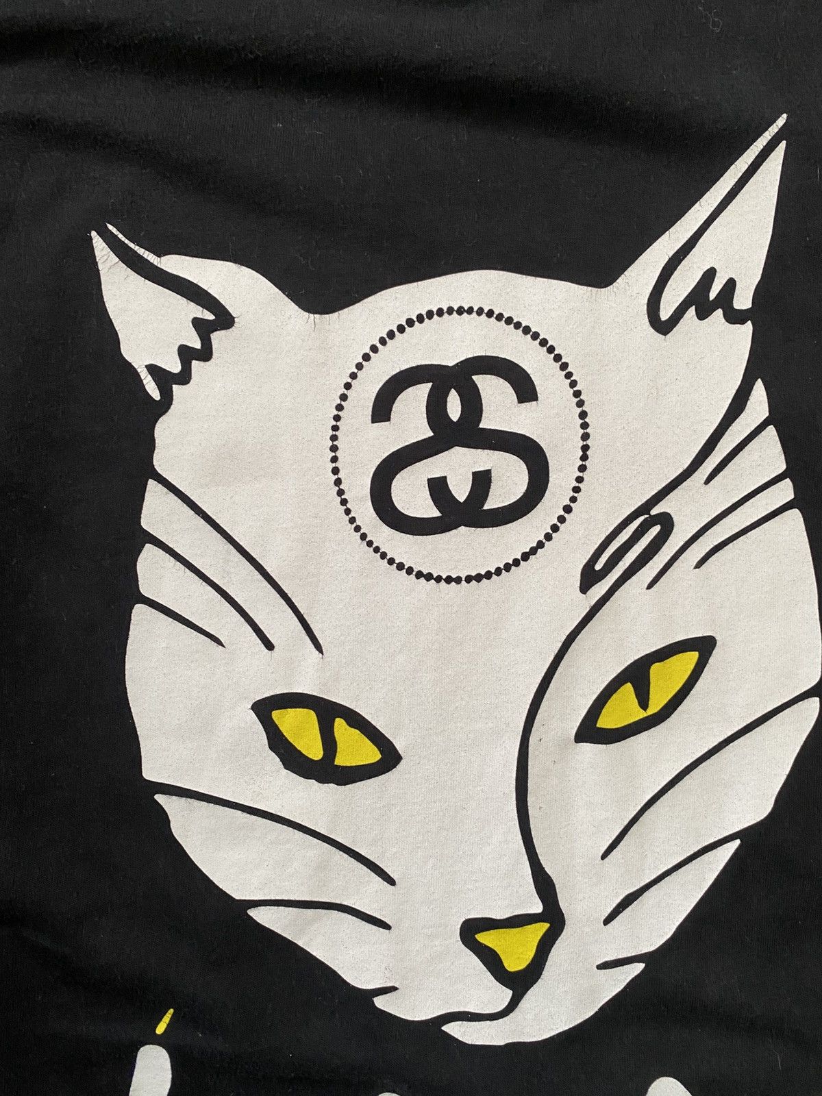 Stussy stussy cat eyes tee / gambling cat Size US M / EU 48-50 / 2 - 7 Thumbnail