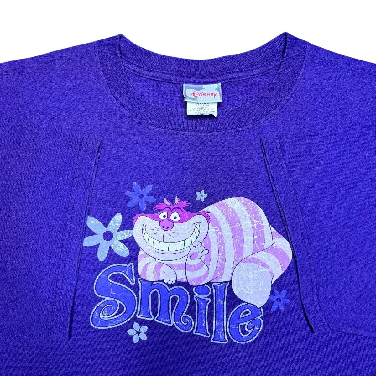 Disney 2000s Alice In Wonderland Cheshire Cat Smile Disney T-Shirt Size US XXL / EU 58 / 5 - 2 Thumbnail
