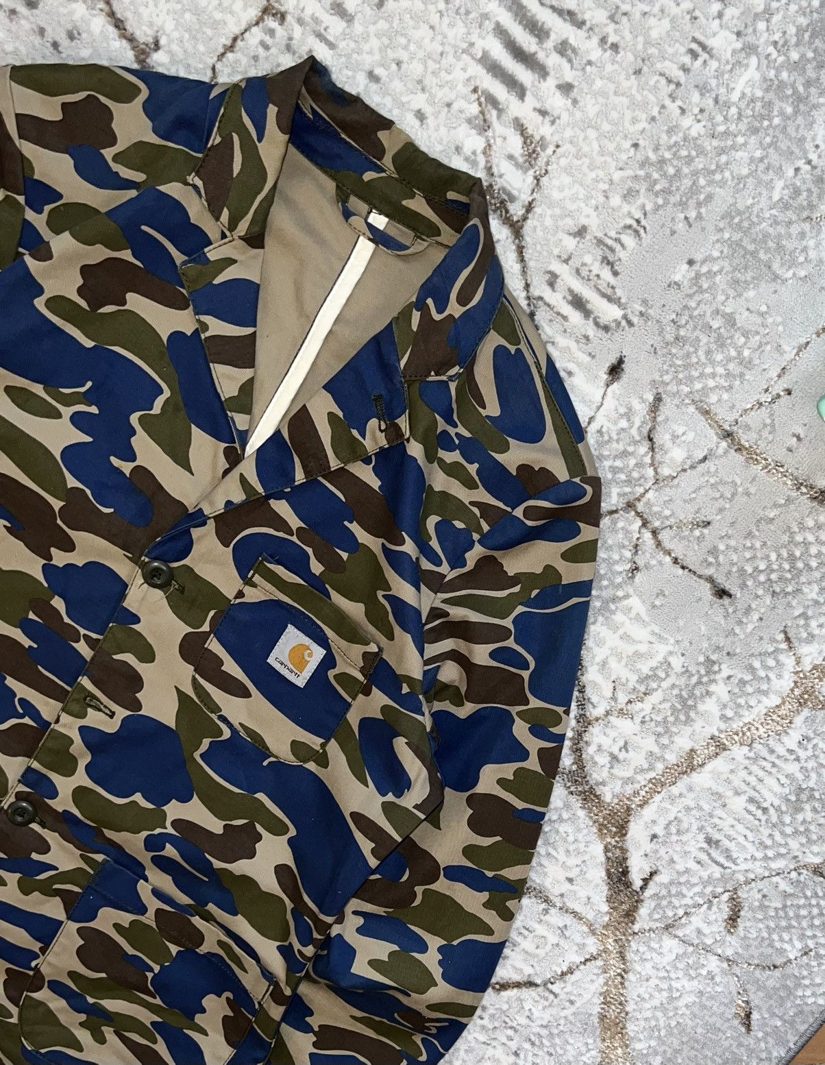 Carhartt × Carhartt Wip × Vintage CARHARTT VINTAGE SID BLAZER SWEATSHIRT Y2K CREWNECK Size 44S - 2 Thumbnail
