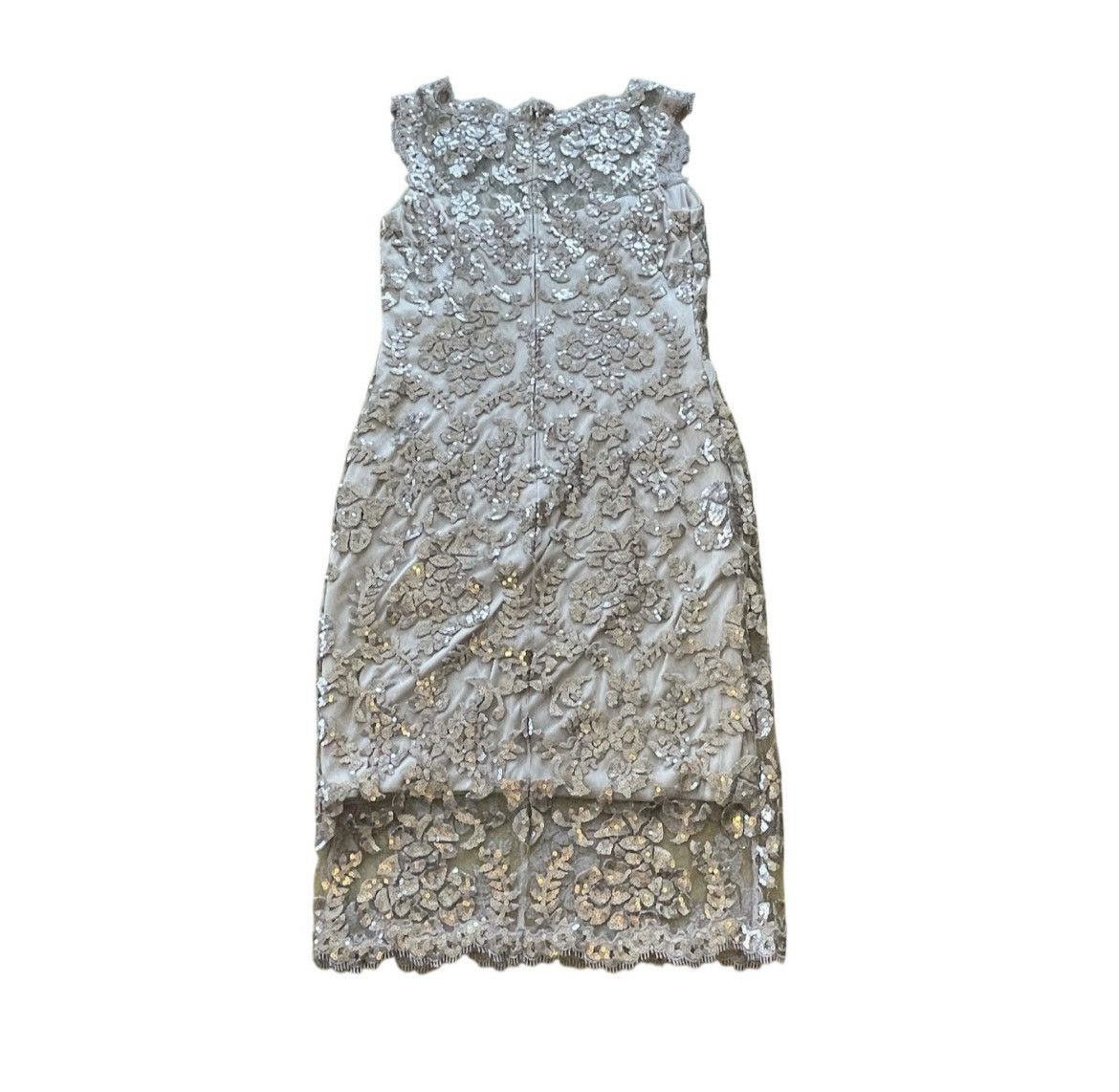 Tadashi Shoji Tadashi Shoji Sequin Lace Sheath Midi Dress Size 6 Size M / US 6-8 / IT 42-44 - 2 Thumbnail