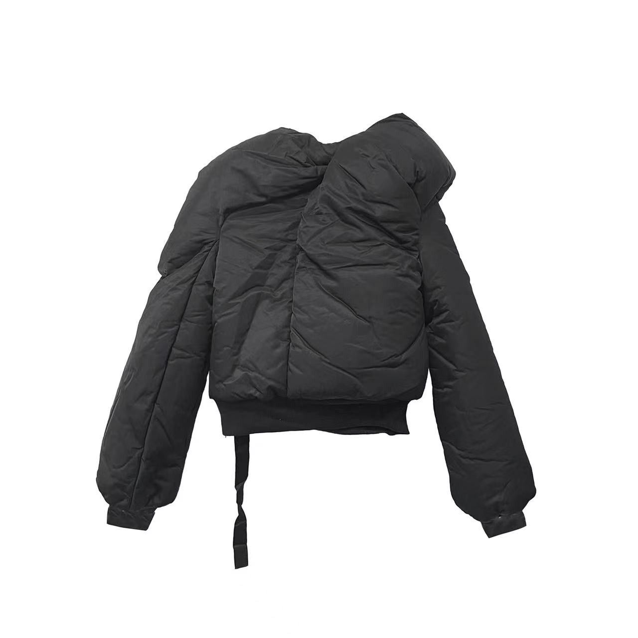 Rick Owens Drkshdw RICK OWENS DRKSHDW Black Doll Down Bomber Jacket Size US M / EU 48-50 / 2 - 2 Thumbnail