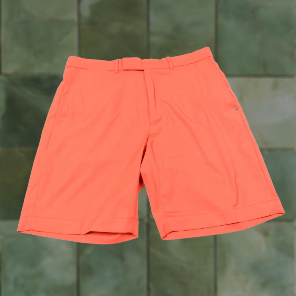 RLX Ralph Lauren RLX Ralph Lauren Golf Shorts Mens 34 Red Classic Fit Stretch Flat-Front Chino - 9in Inseam Size US 34 / EU 50 - 1 Thumbnail