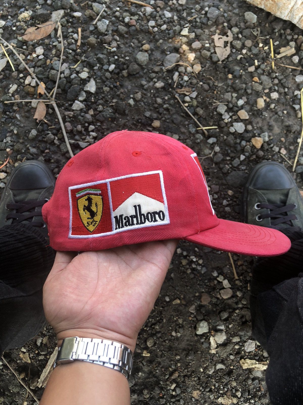 Marlboro 🚫 SOLD 🚫 Vintage Marlboro Racing x Ferrari Hat Size ONE SIZE - 7 Thumbnail