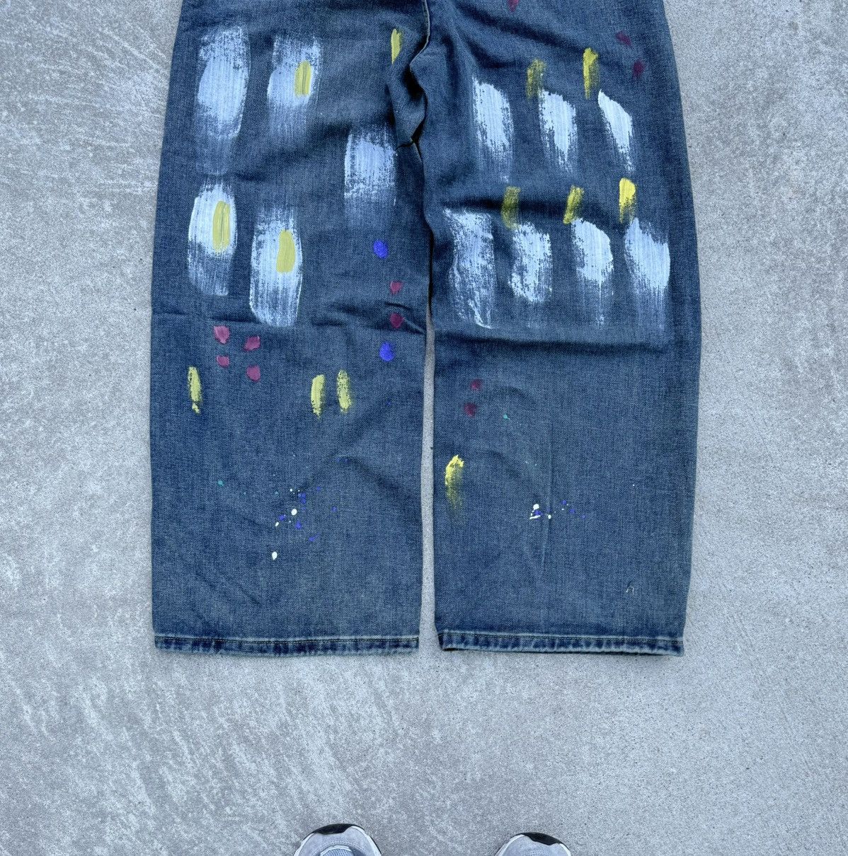 Other Vintage Y2K streetwear track oversized wide jeans Size US 32 / EU 48 - 10 Thumbnail