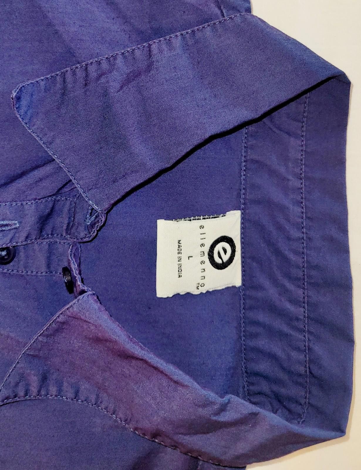 Designer ellemenno women's LG. 3/4 sleeve collared purple Size L / US 10 / IT 46 - 2 Thumbnail