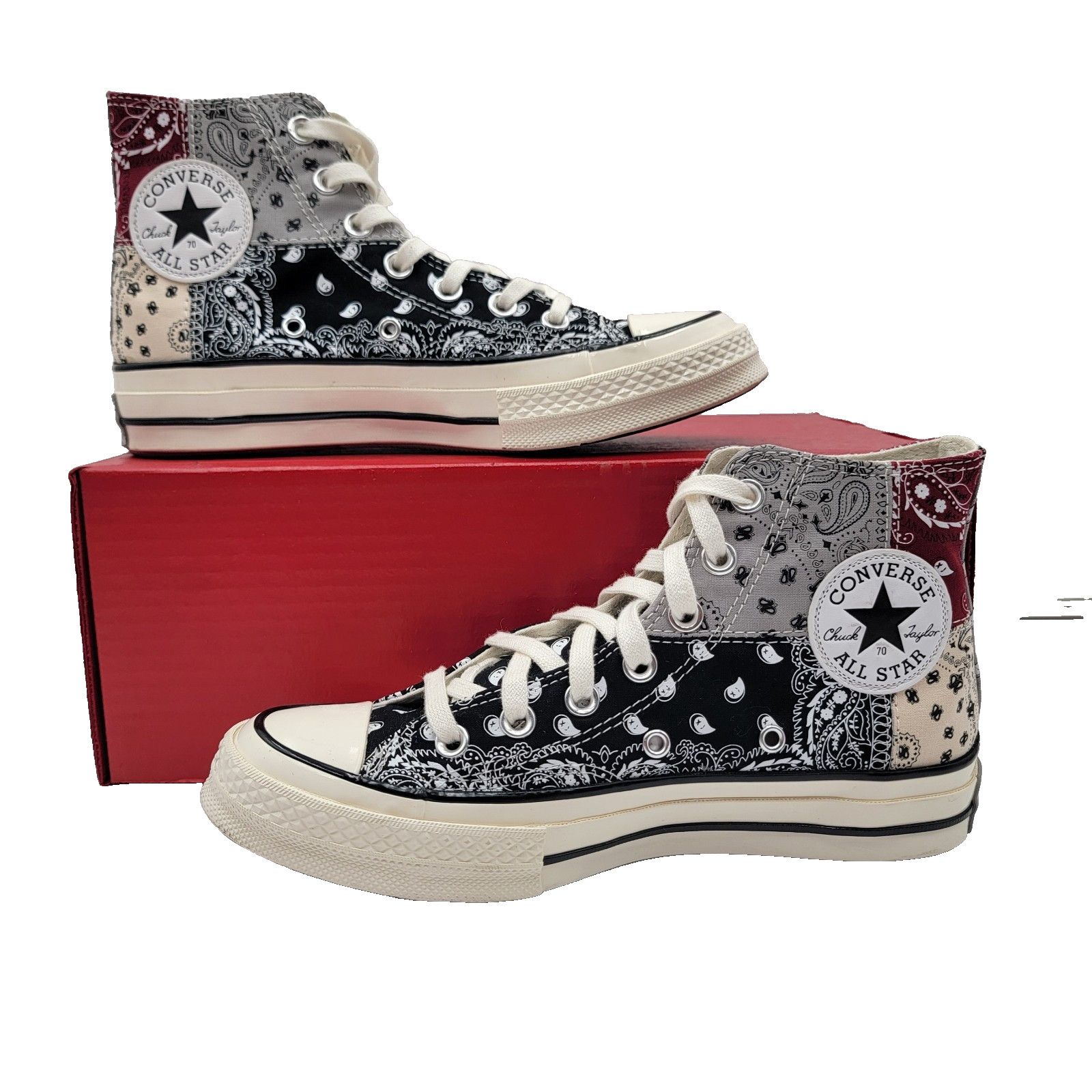 Converse Converse OffspringxChuck 70 Hi 'Paisley Patchwork' Men Sz 5 Size US 5 / EU 37 - 2 Thumbnail