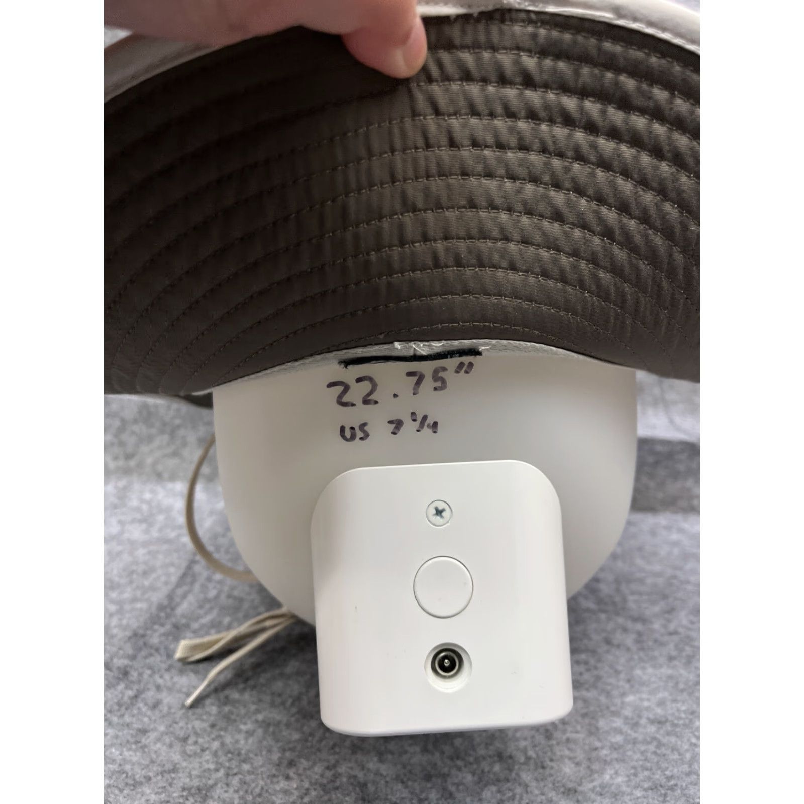 Vintage VINTAGE Inifity Headwear Unisex Adult Bucket Hat M White Nylon Outdoor Summer Casual Size ONE SIZE - 7 Thumbnail