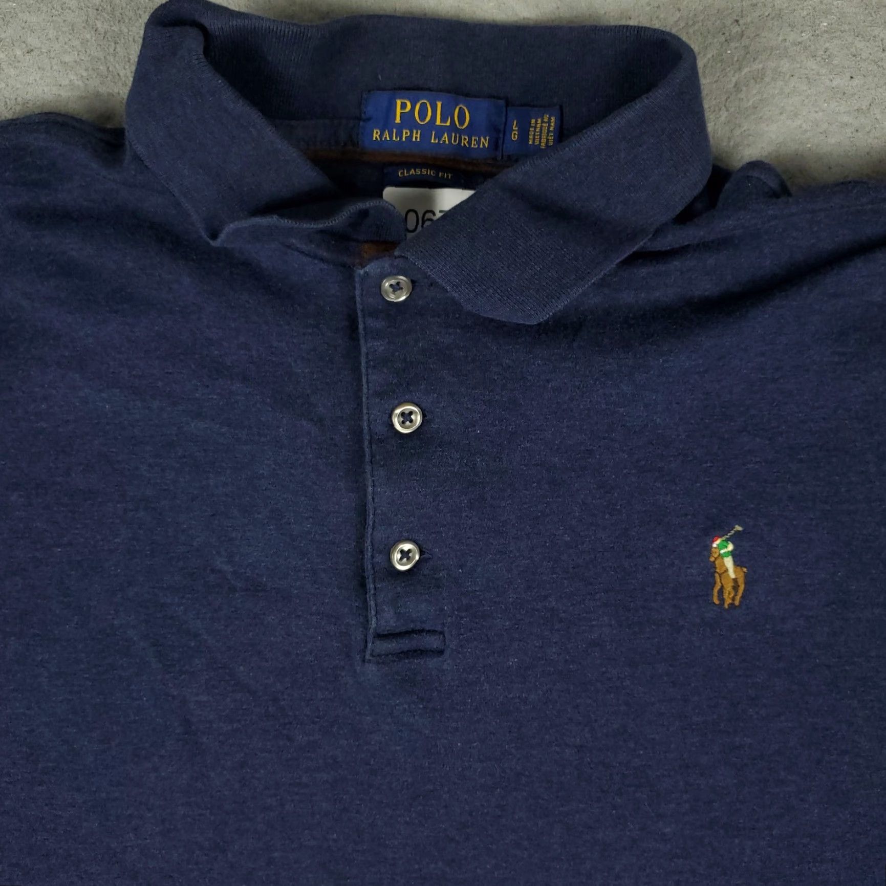 Ralph Lauren Ralph Lauren Polo Shirt Mens Large Blue Golf Casual Long Sleeve Shirt Size US L / EU 52-54 / 3 - 2 Thumbnail