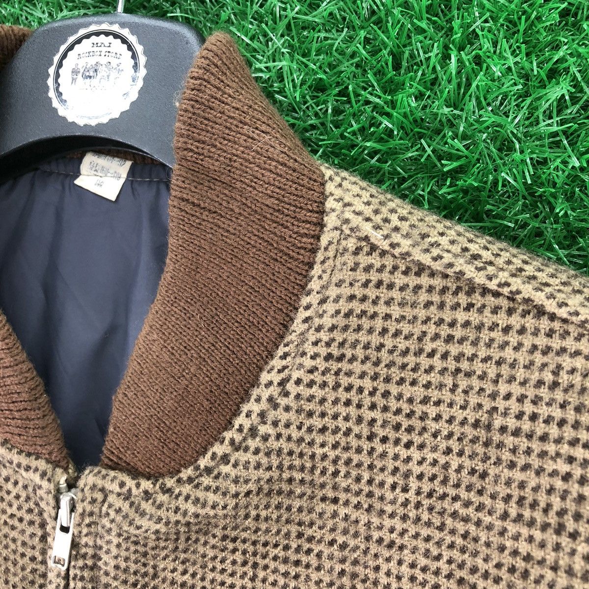 Japanese Brand Vintage 80's Wool Bomber Jacket Style Size US S / EU 44-46 / 1 - 9 Thumbnail