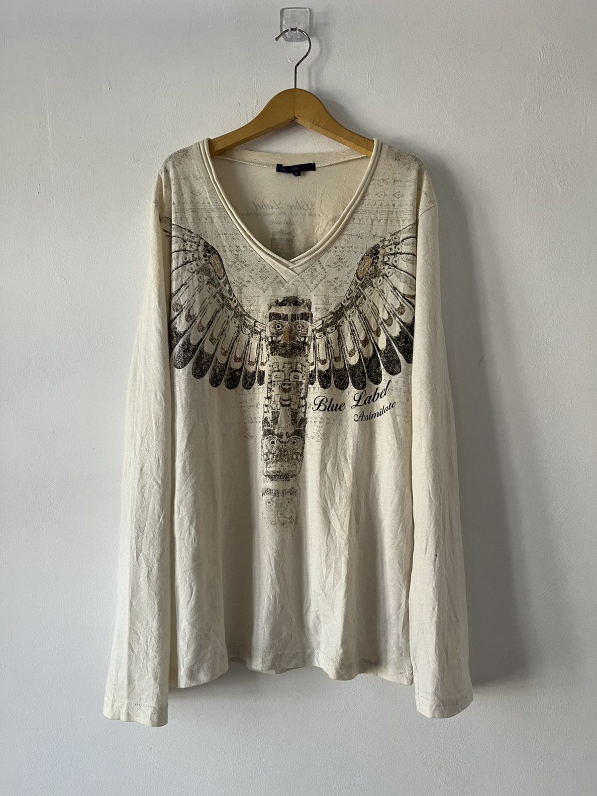 semanticdesign Vintage Semantic Design Tribal Blue Label Vkei Long Sleeve Size US M / EU 48-50 / 2 - 1 Thumbnail