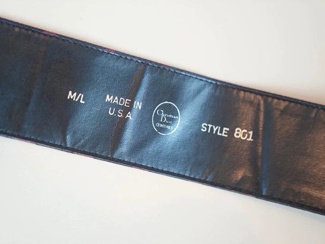 Dior Dior Vintage 6cm Lightly Used Belt Size ONE SIZE - 6 Thumbnail