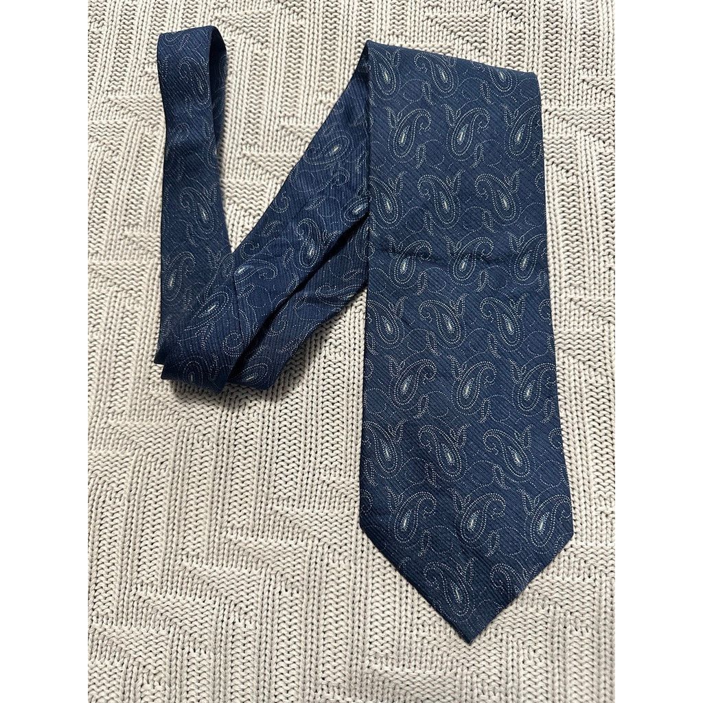 Nautica Nautica navy paisley silk tie Size ONE SIZE - 1 Thumbnail