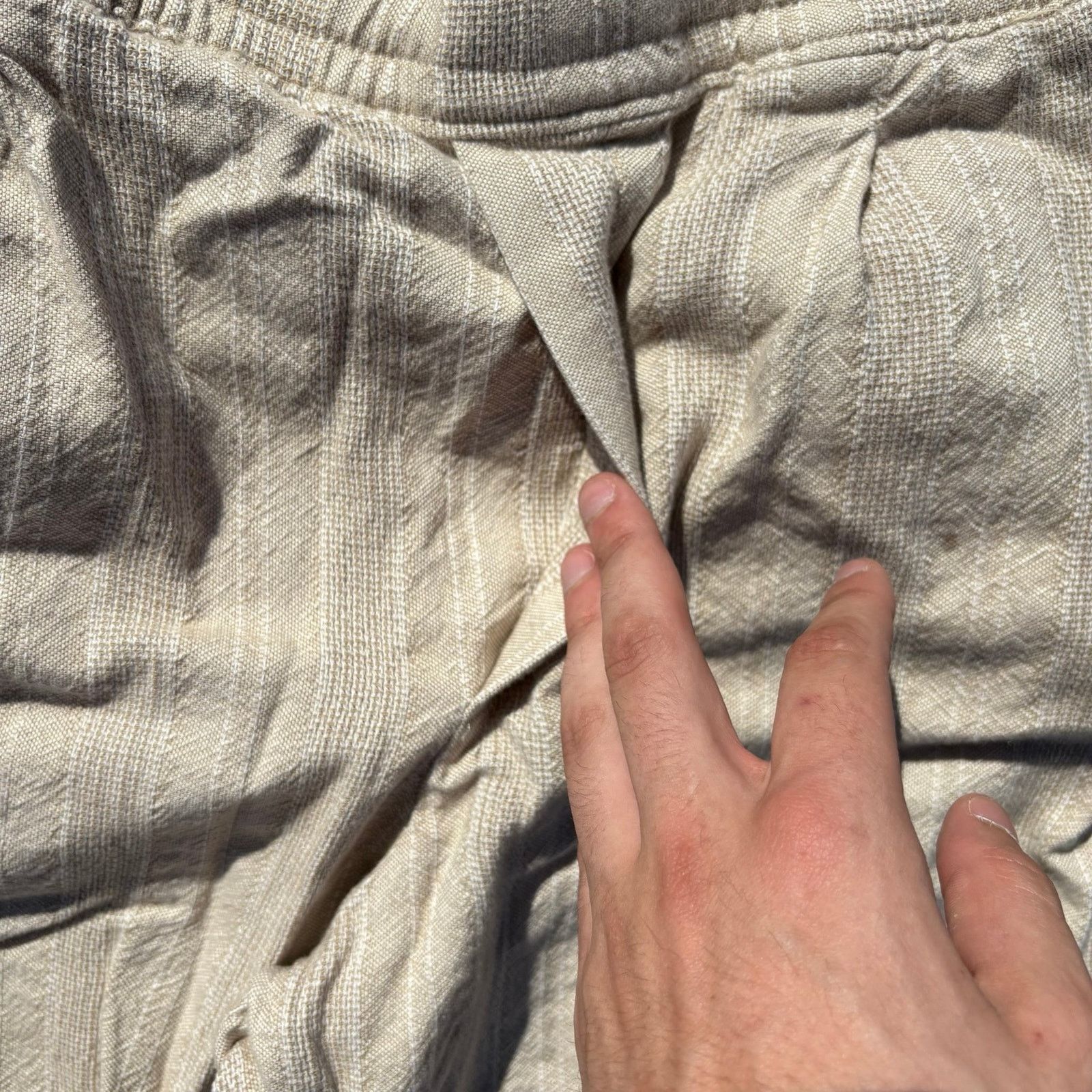 Abercrombie & Fitch Cream dress beach pants Size US 34 / EU 50 - 5 Thumbnail
