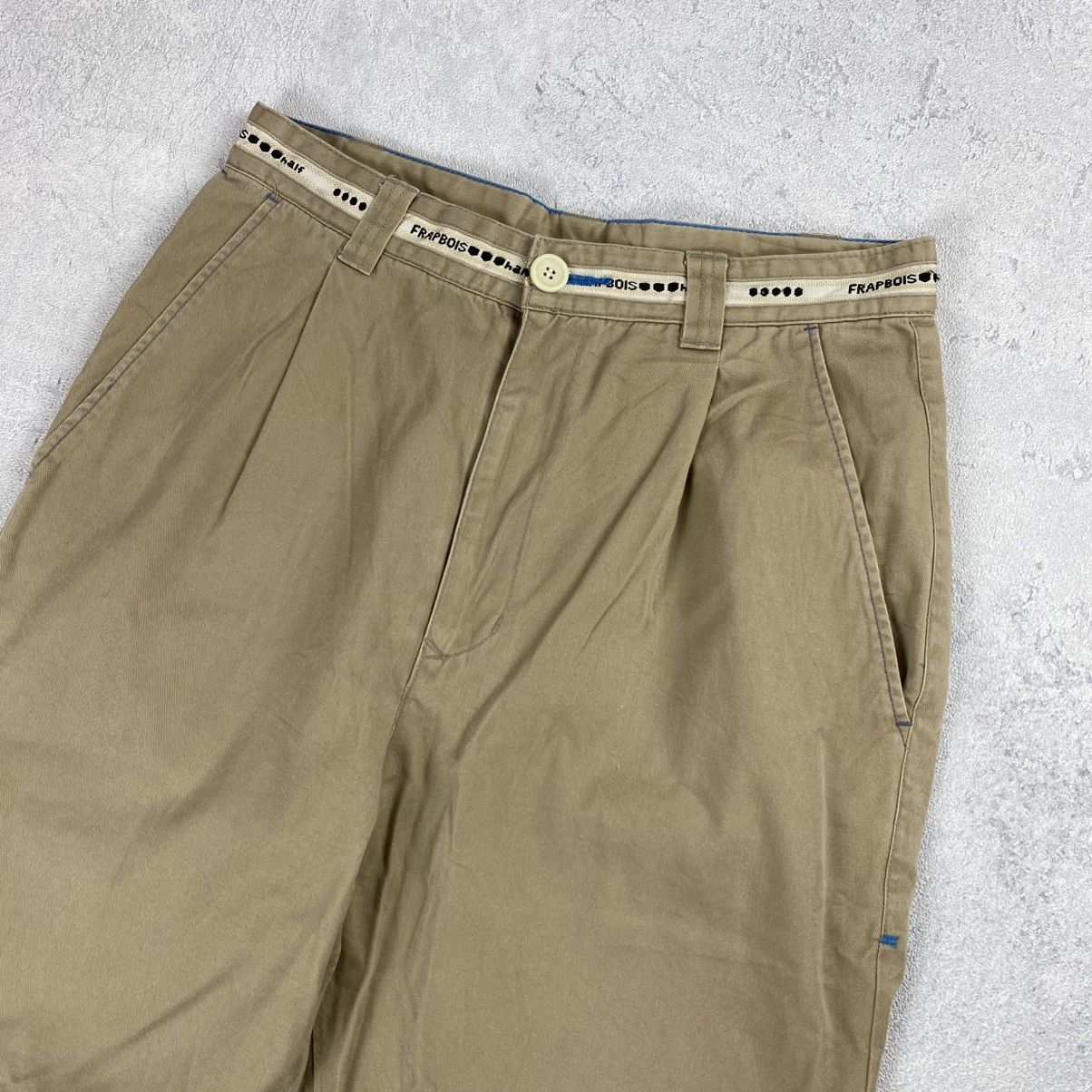 Frapbois Vintage Frapbois by Issey Miyake Khaki Pant Size US 30 / EU 46 - 2 Thumbnail