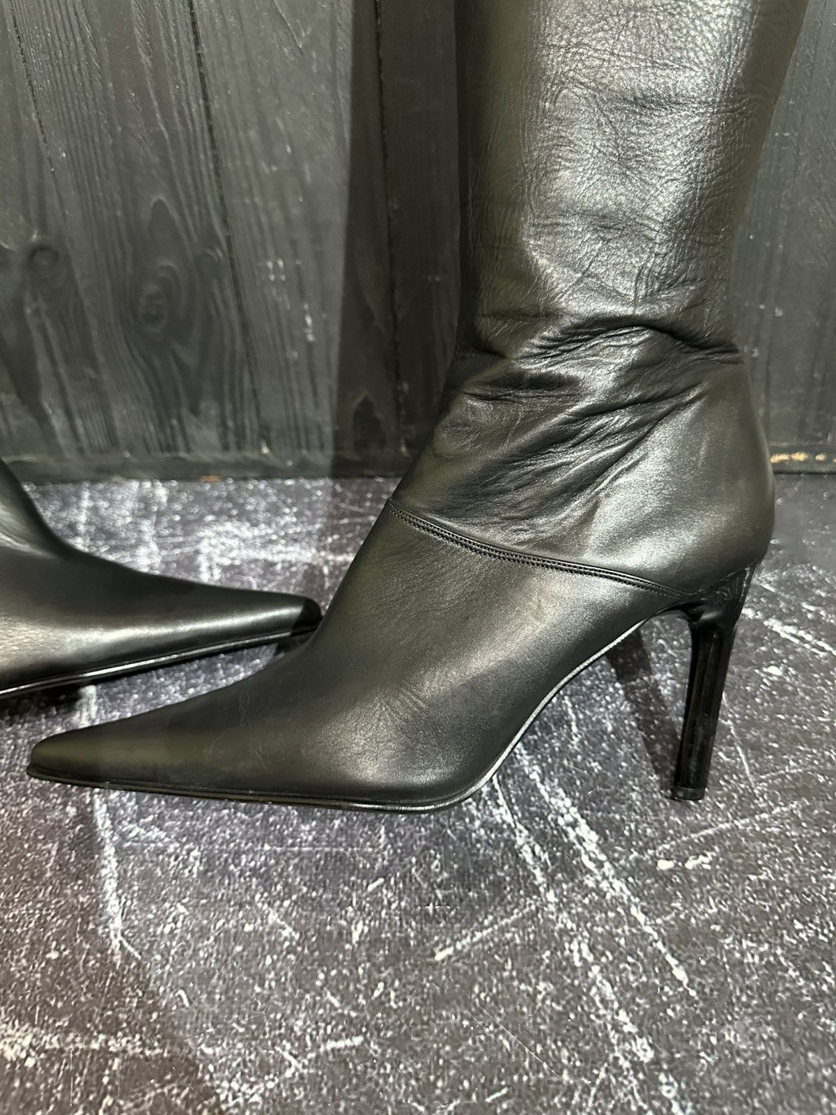 Buffalo London Buffalo London Women’s Leather Heels boots size 38 Size US 8 / IT 38 - 14 Thumbnail