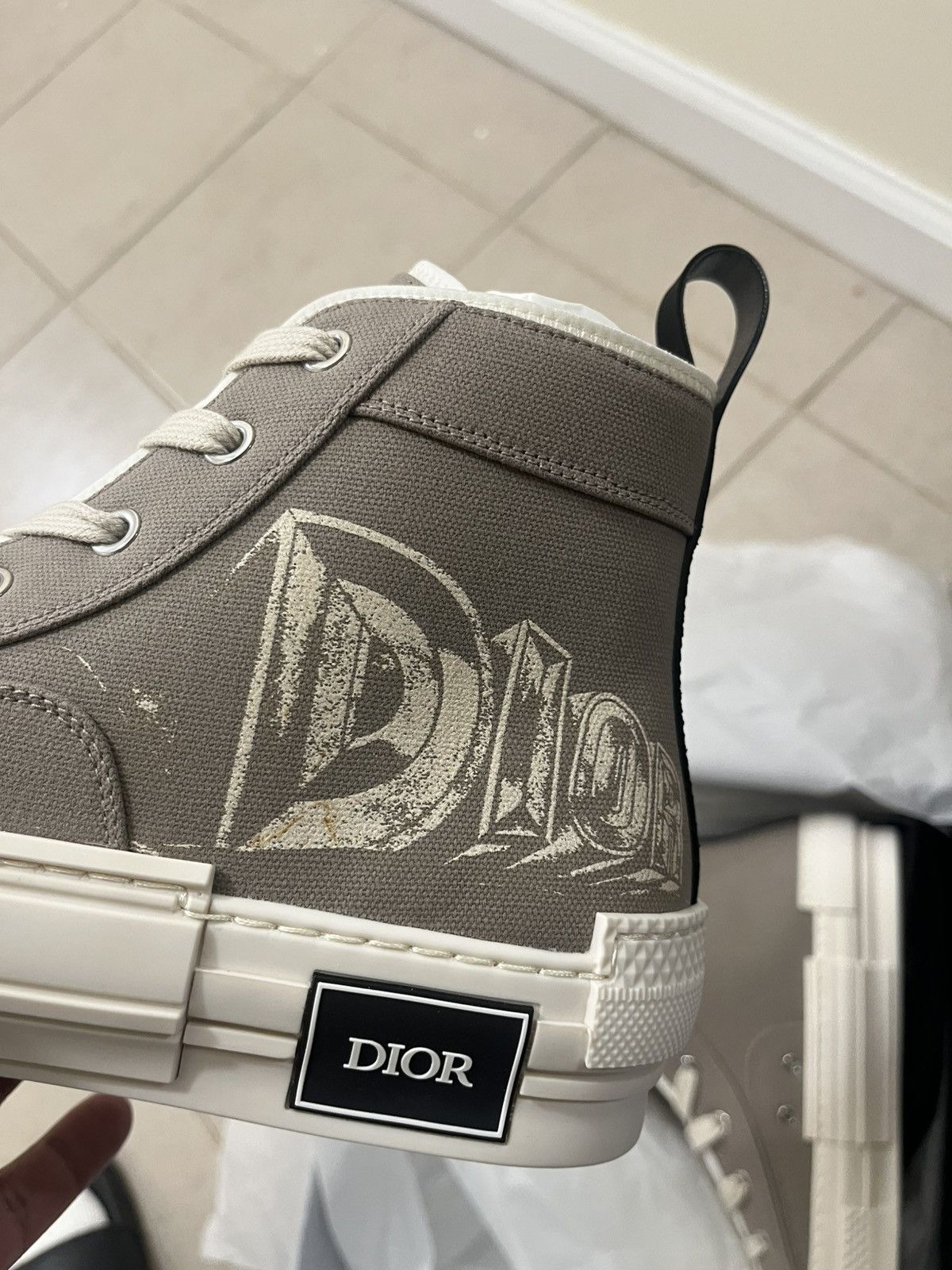 Dior Christian Dior Canvas Sneaker Sz 40(7us) Size US 7 / EU 40 - 10 Thumbnail