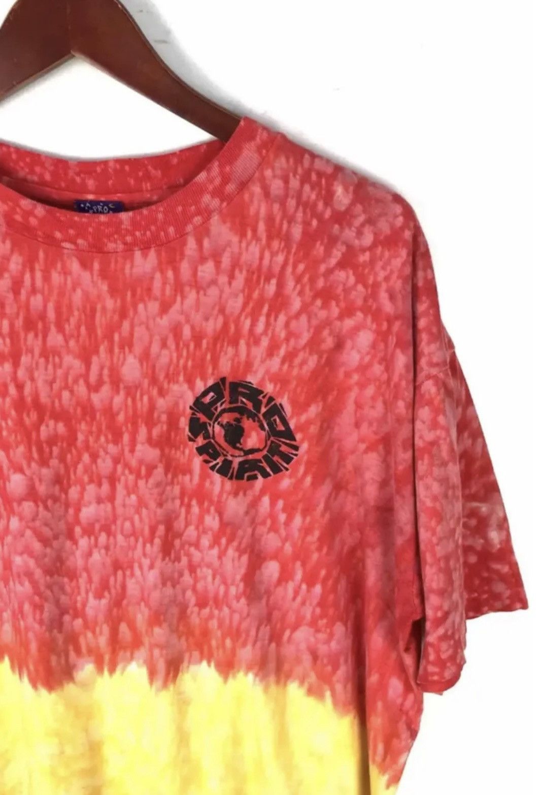 Vintage Vintage pro spirit 90s single stitch t shirt tie dye red L Size US L / EU 52-54 / 3 - 2 Thumbnail