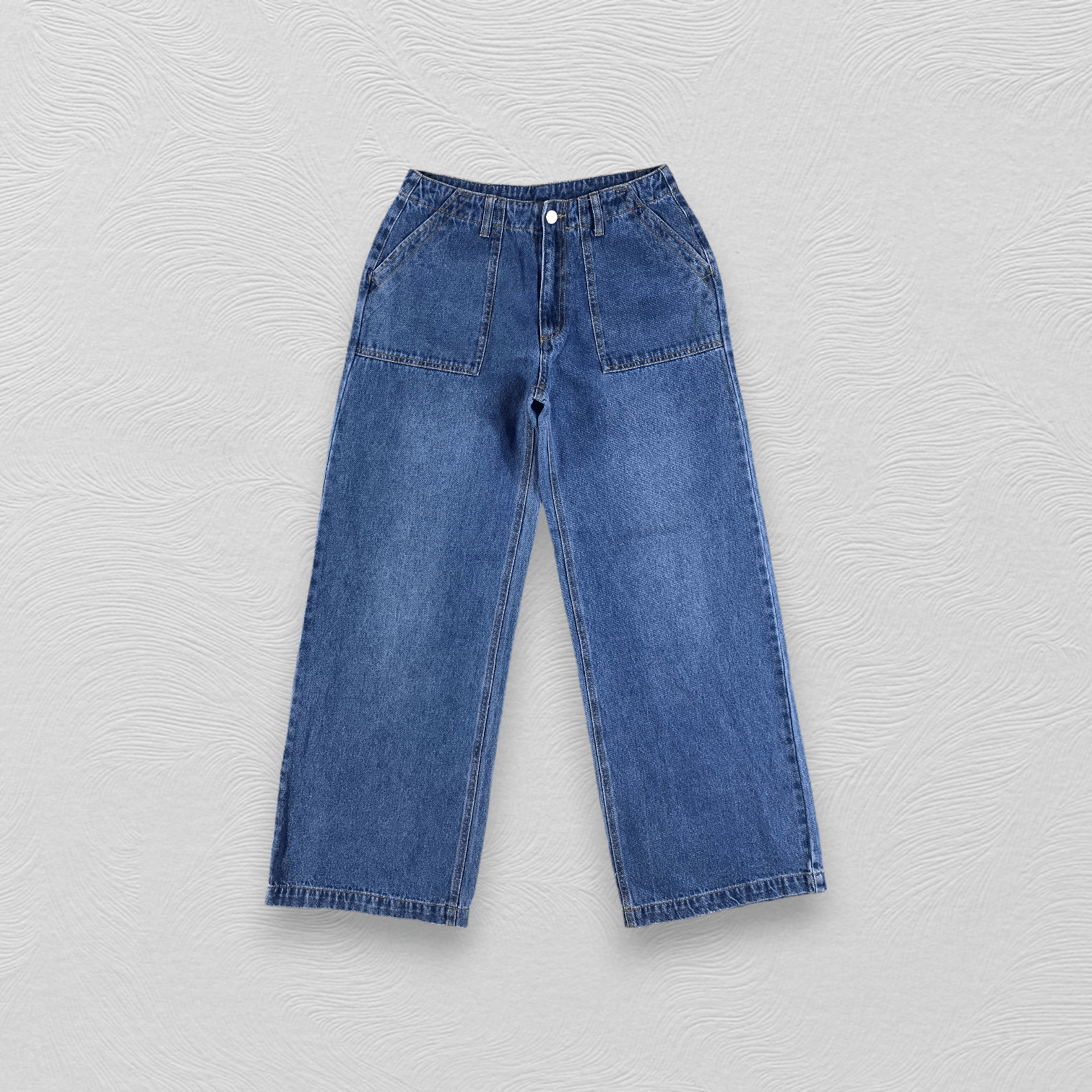 Japanese Brand Japanese Brand Blue Baggy Jeans KJ2130 Size US 28 / EU 44 - 1 Thumbnail