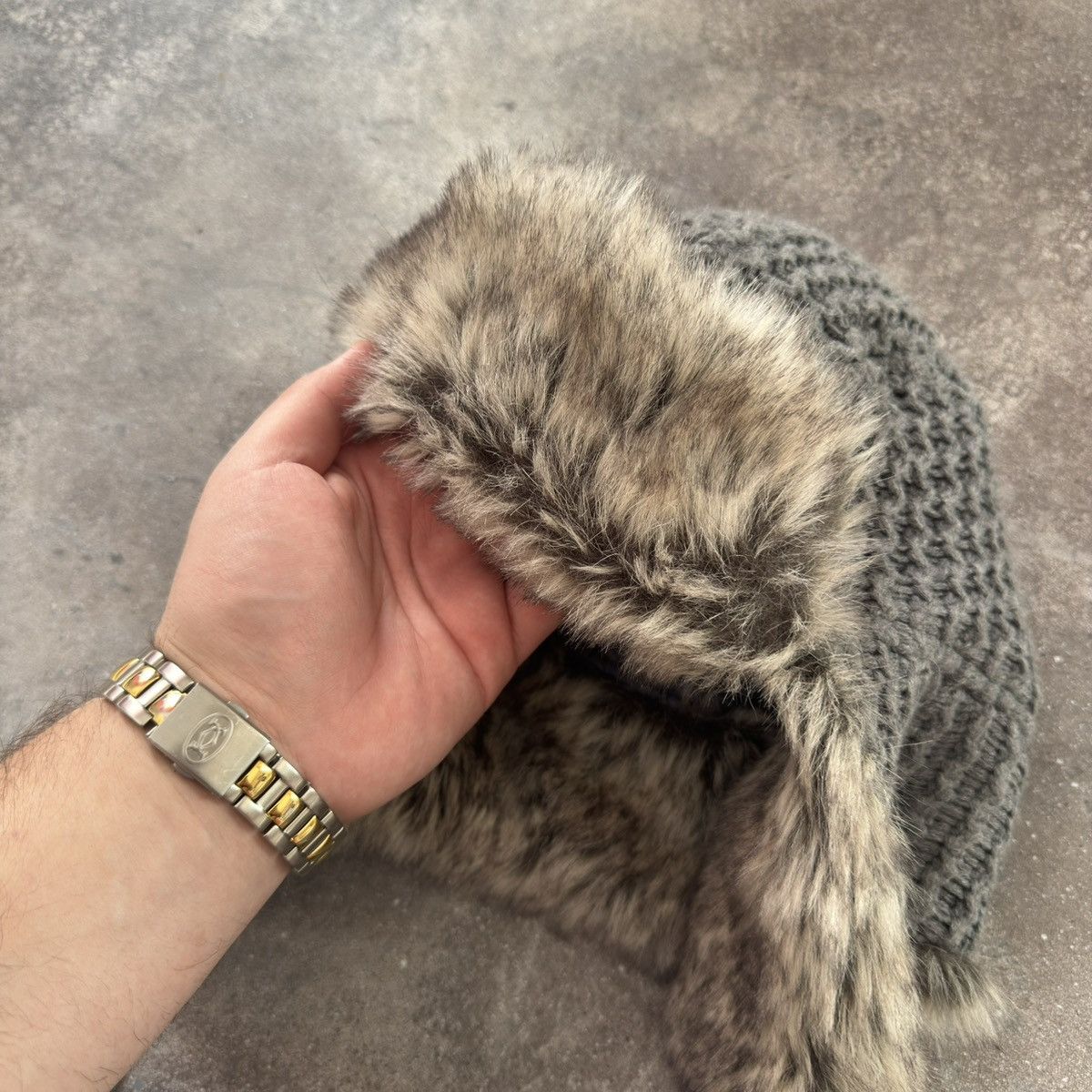 20471120 × If Six Was Nine Vintage 2000's Faux Fur Y2K Ushanka Hat Size ONE SIZE - 3 Thumbnail