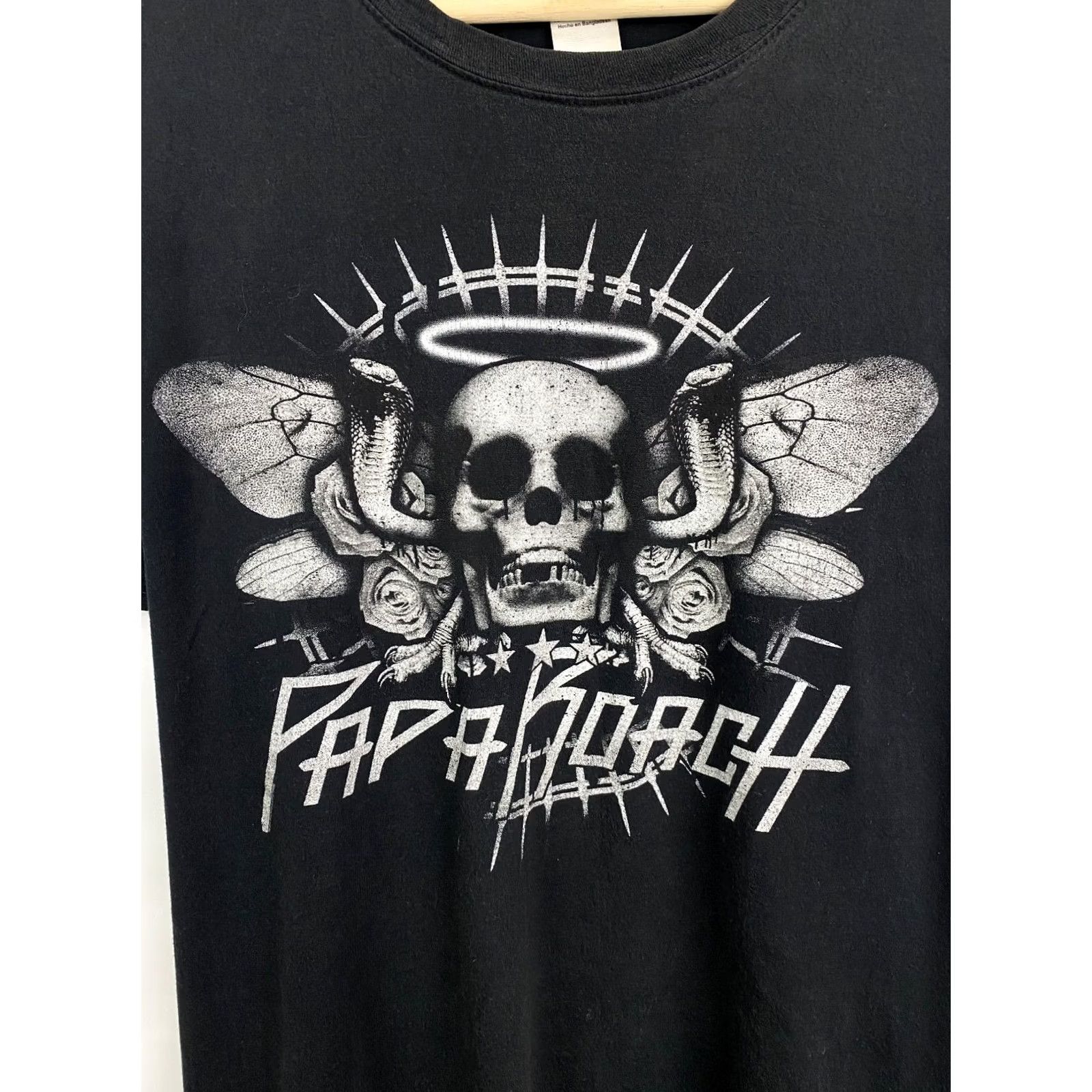 Gildan VINTAGE Papa Roach T-Shirt XL Black Retro 2000 Y2K Mens Shirt XL Black Size US XL / EU 56 / 4 - 4 Thumbnail